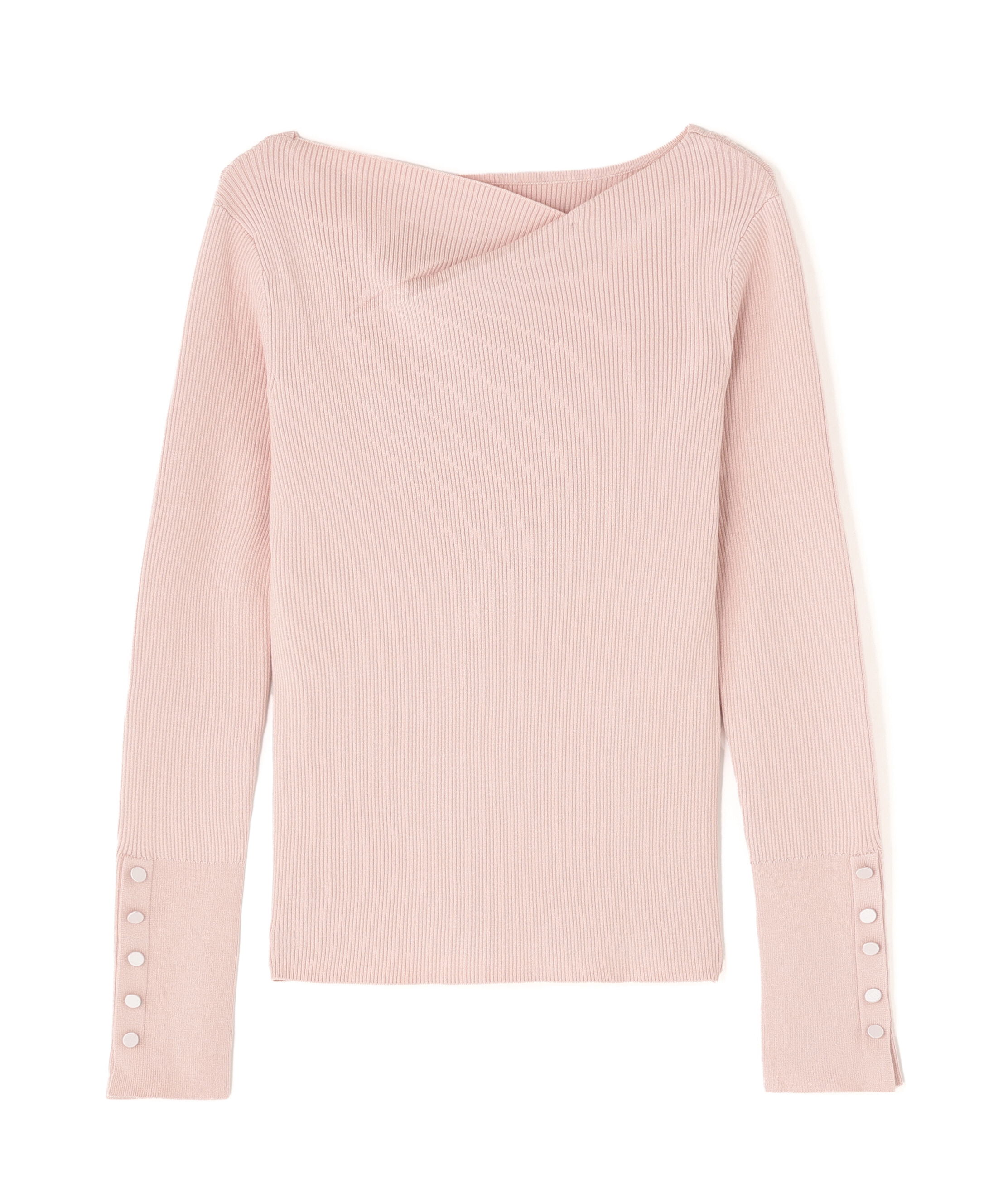  「ニュアンスネックリブニット」|ニット・セーター|