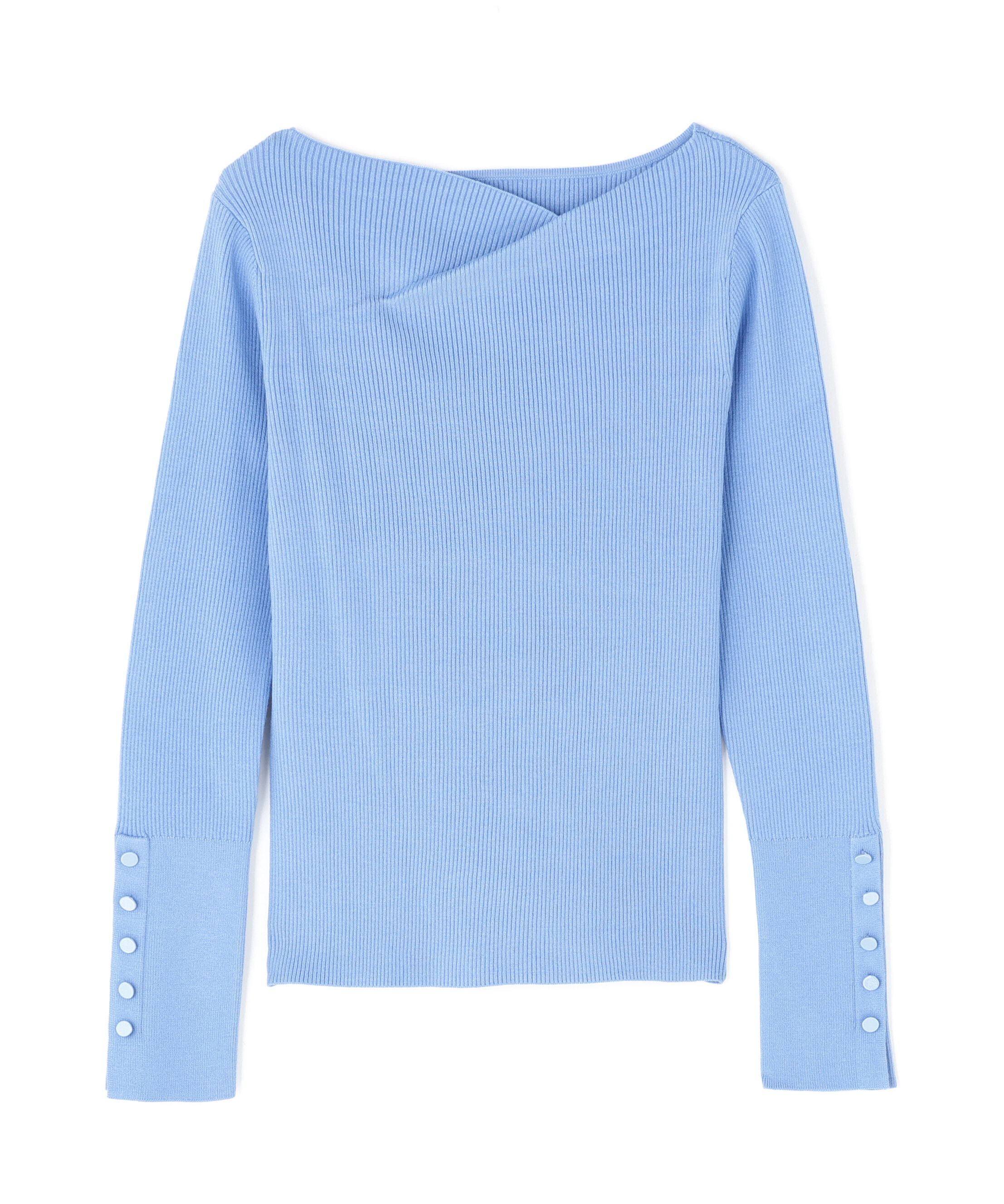  「ニュアンスネックリブニット」|ニット・セーター|