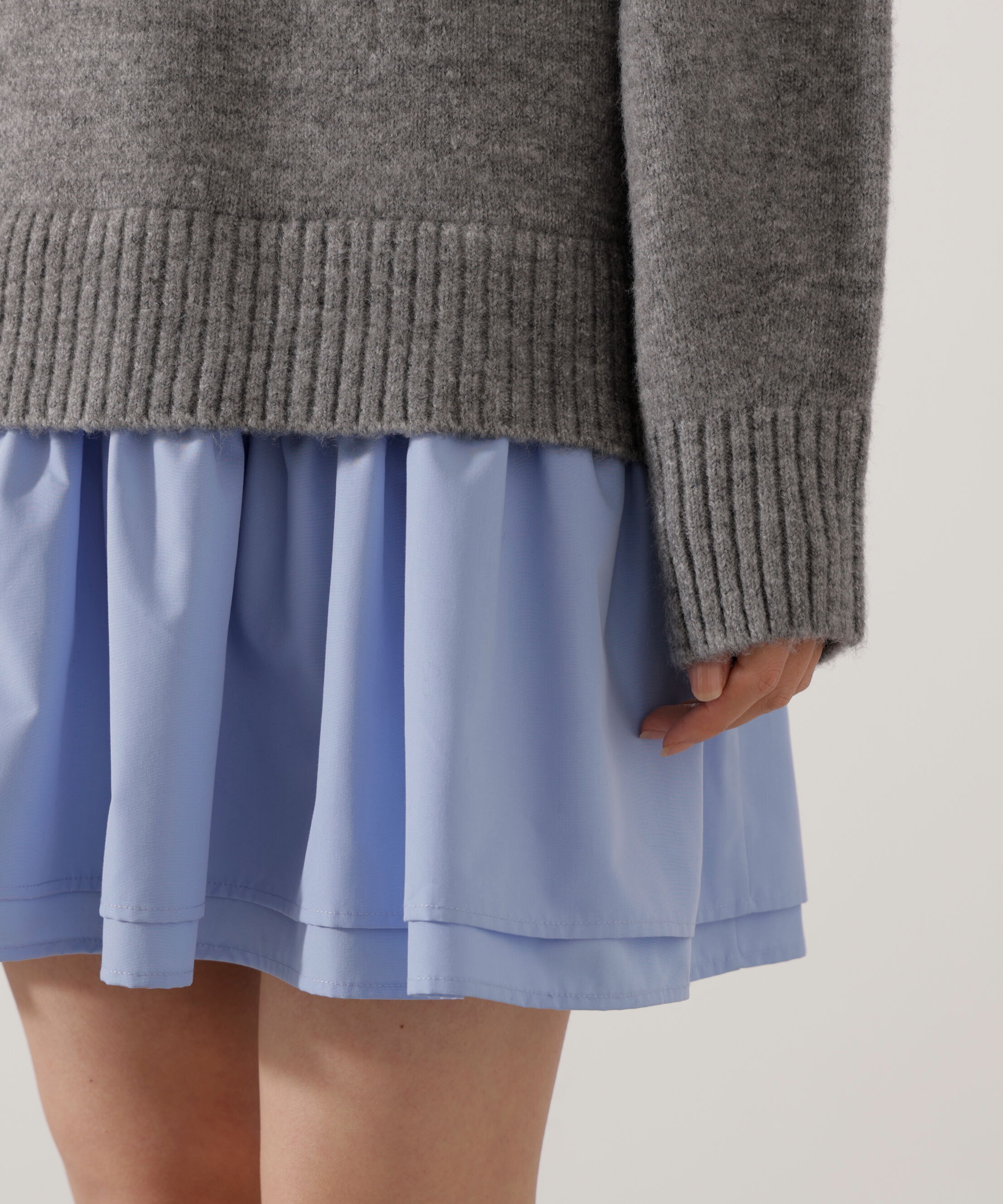 PROPORTION BODY DRESSING「《EDIT COLOGNE》レイヤードミニワンピース」|ワンピース|