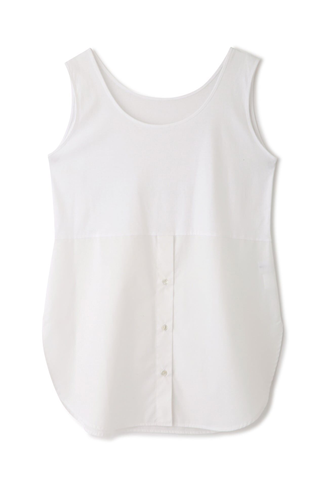  「布帛ドッキングノースリカットソー」|Tシャツ・カットソー|