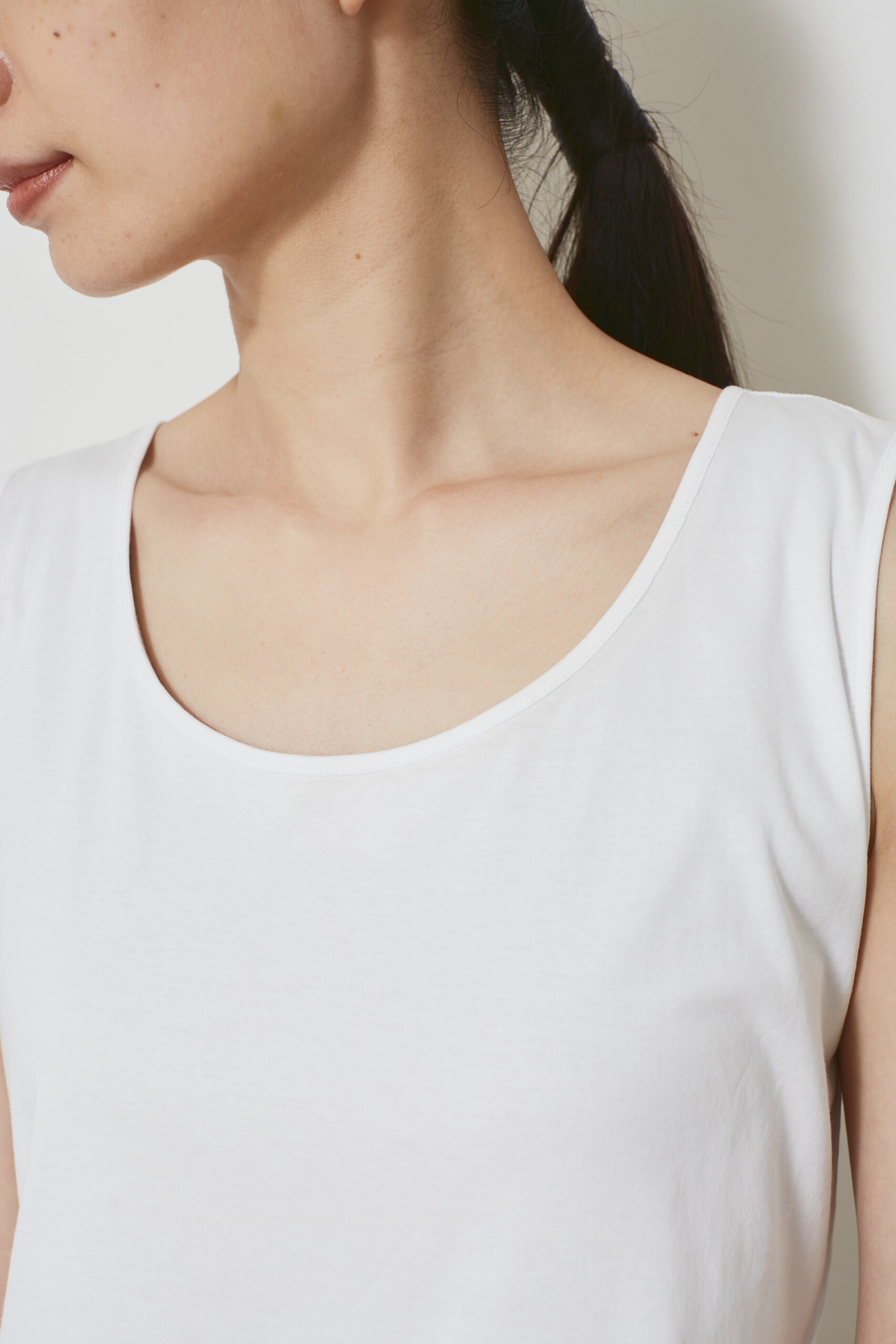  「布帛ドッキングノースリカットソー」|Tシャツ・カットソー|