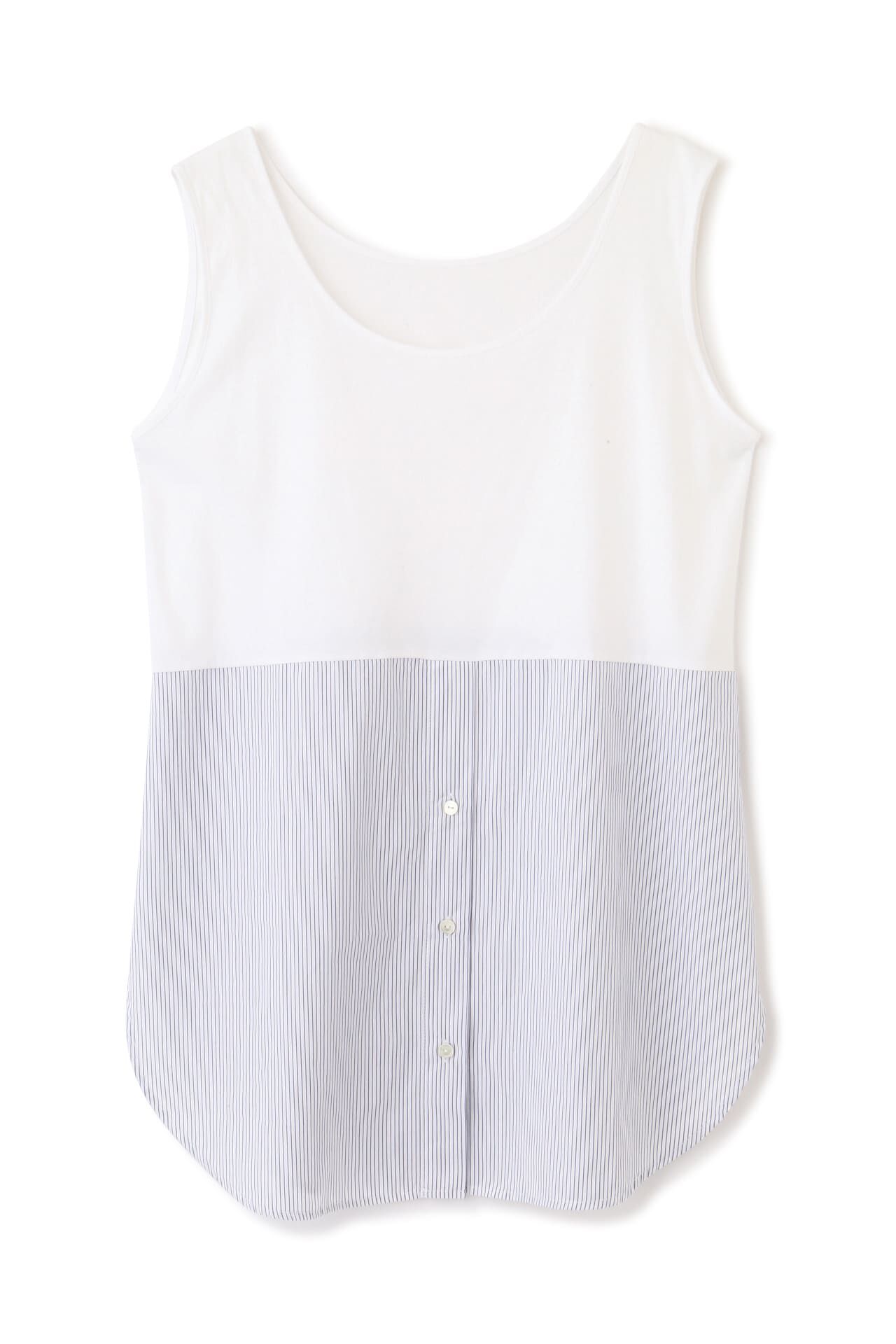  「布帛ドッキングノースリカットソー」|Tシャツ・カットソー|