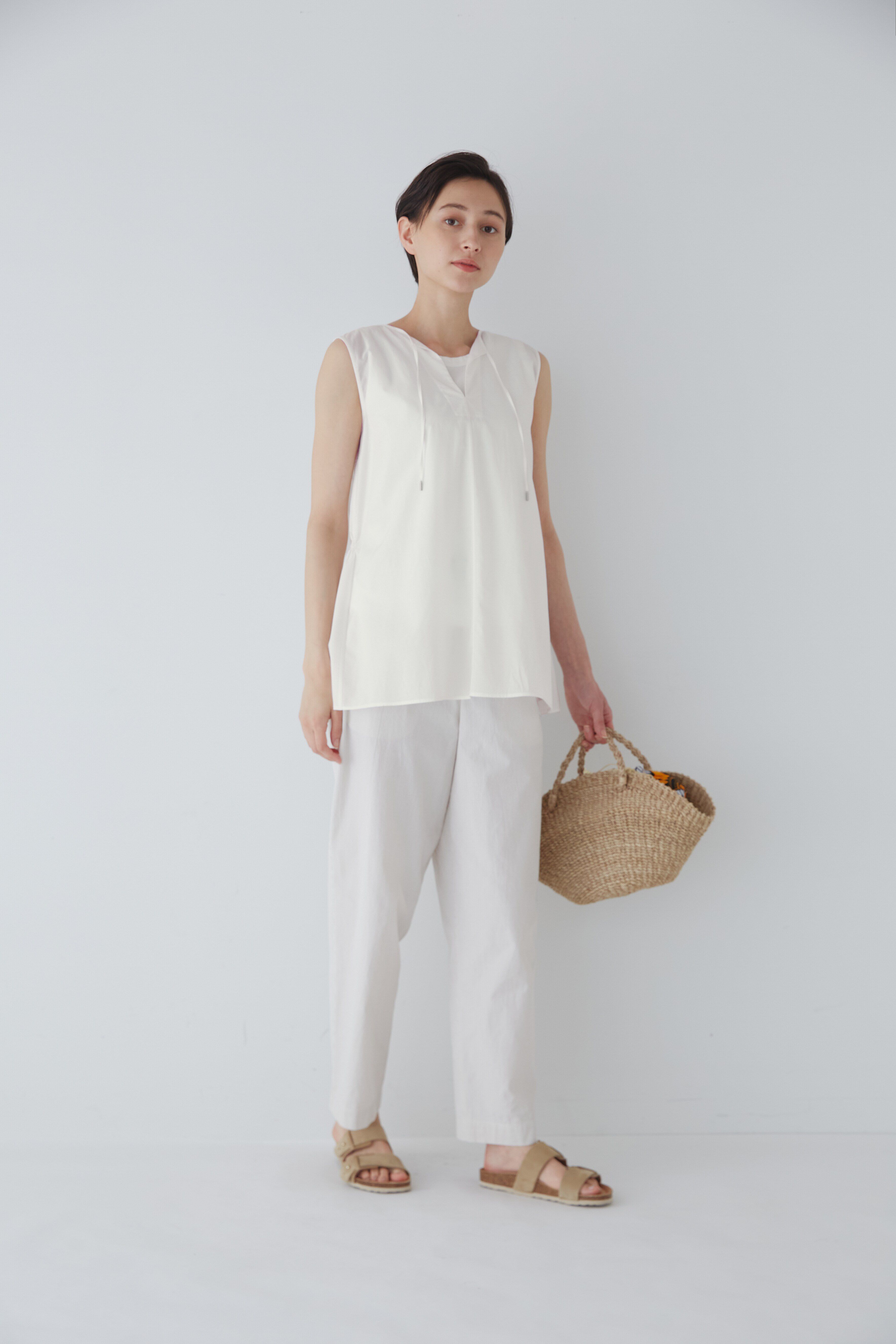  「◆キュプラ綿ブロードブラウス」|シャツ・ブラウス|