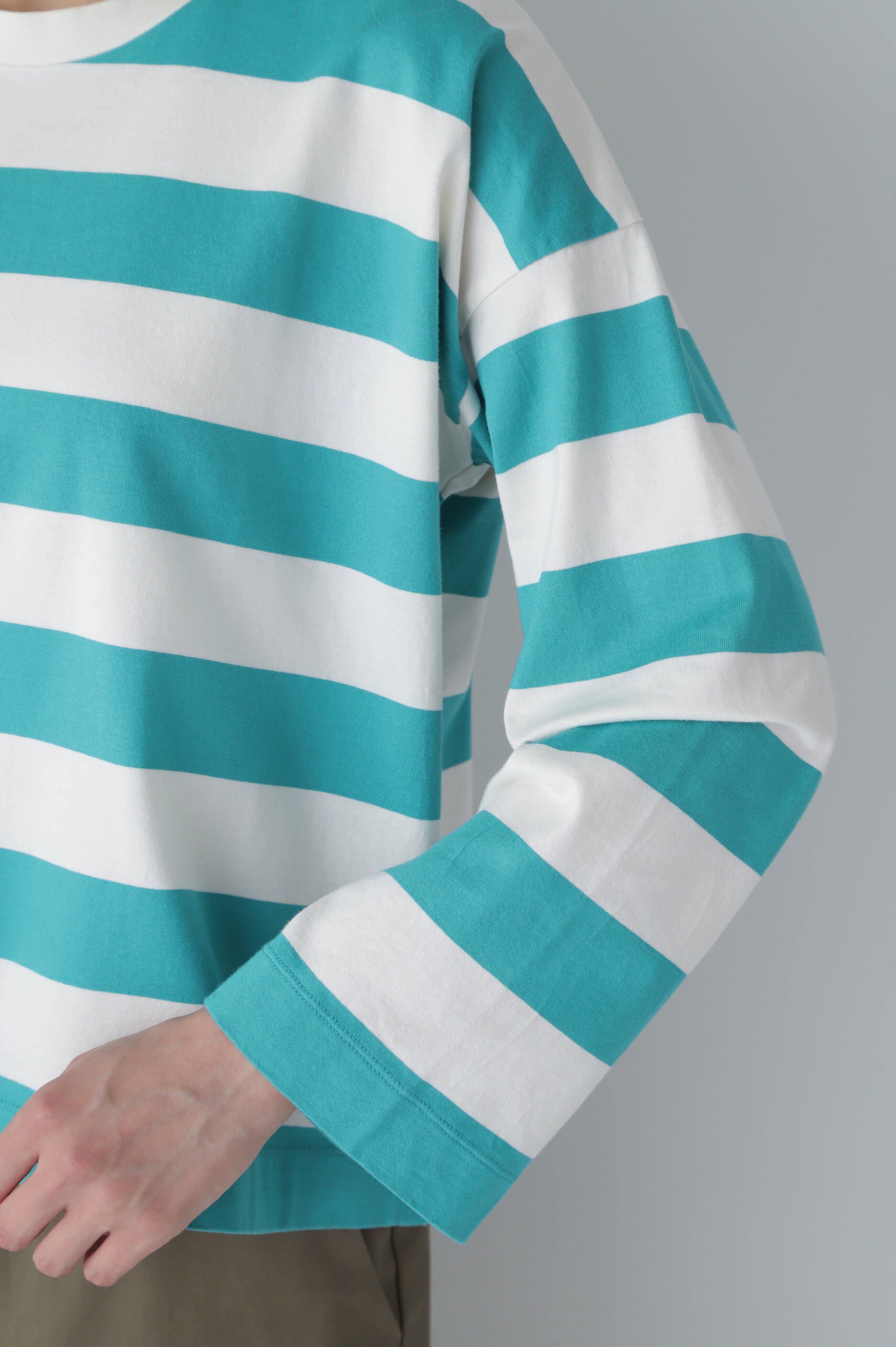  「◆太ボーダーカットソー」|Tシャツ・カットソー|