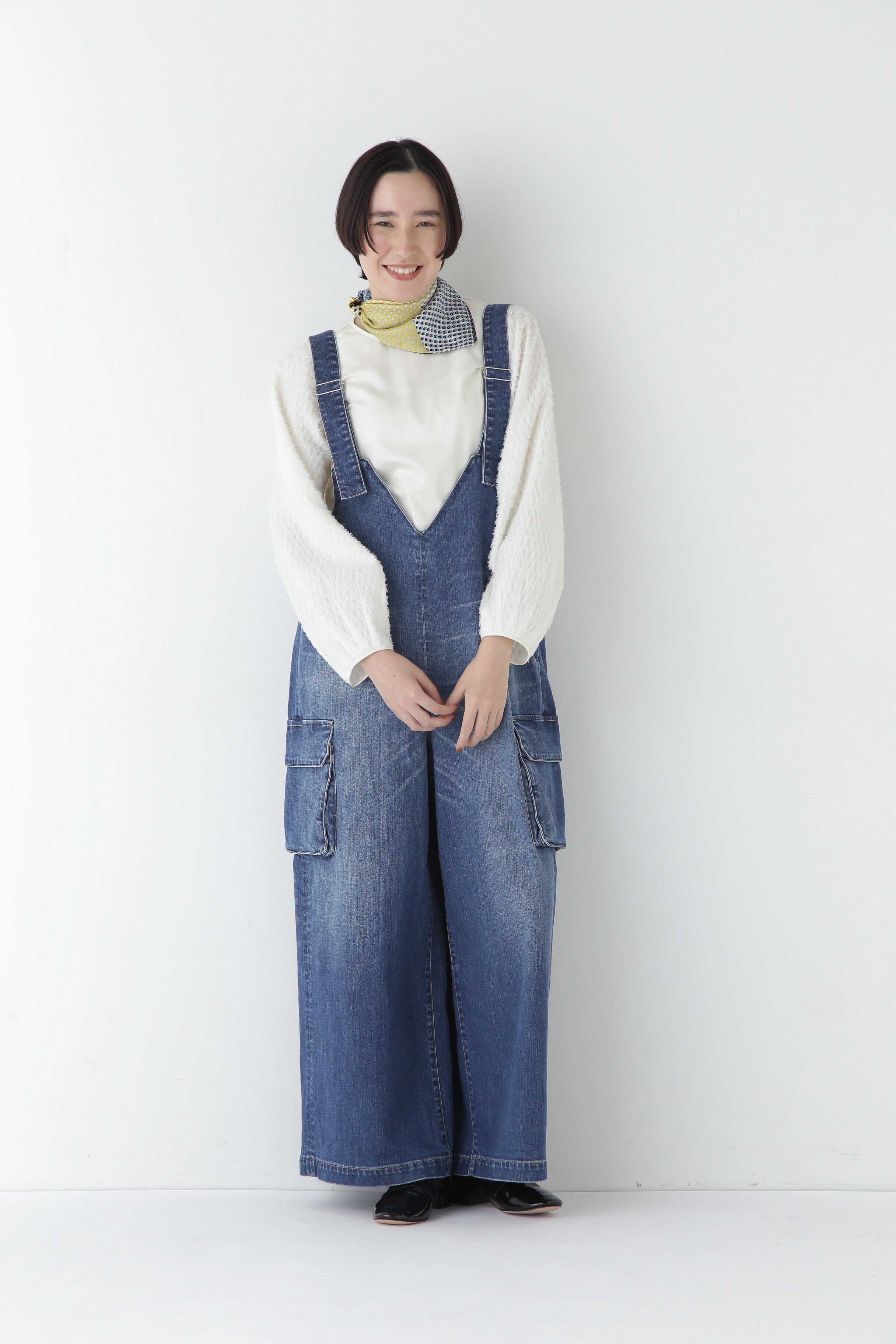  「◆カットジャカードドッキングブラウス」|シャツ・ブラウス|