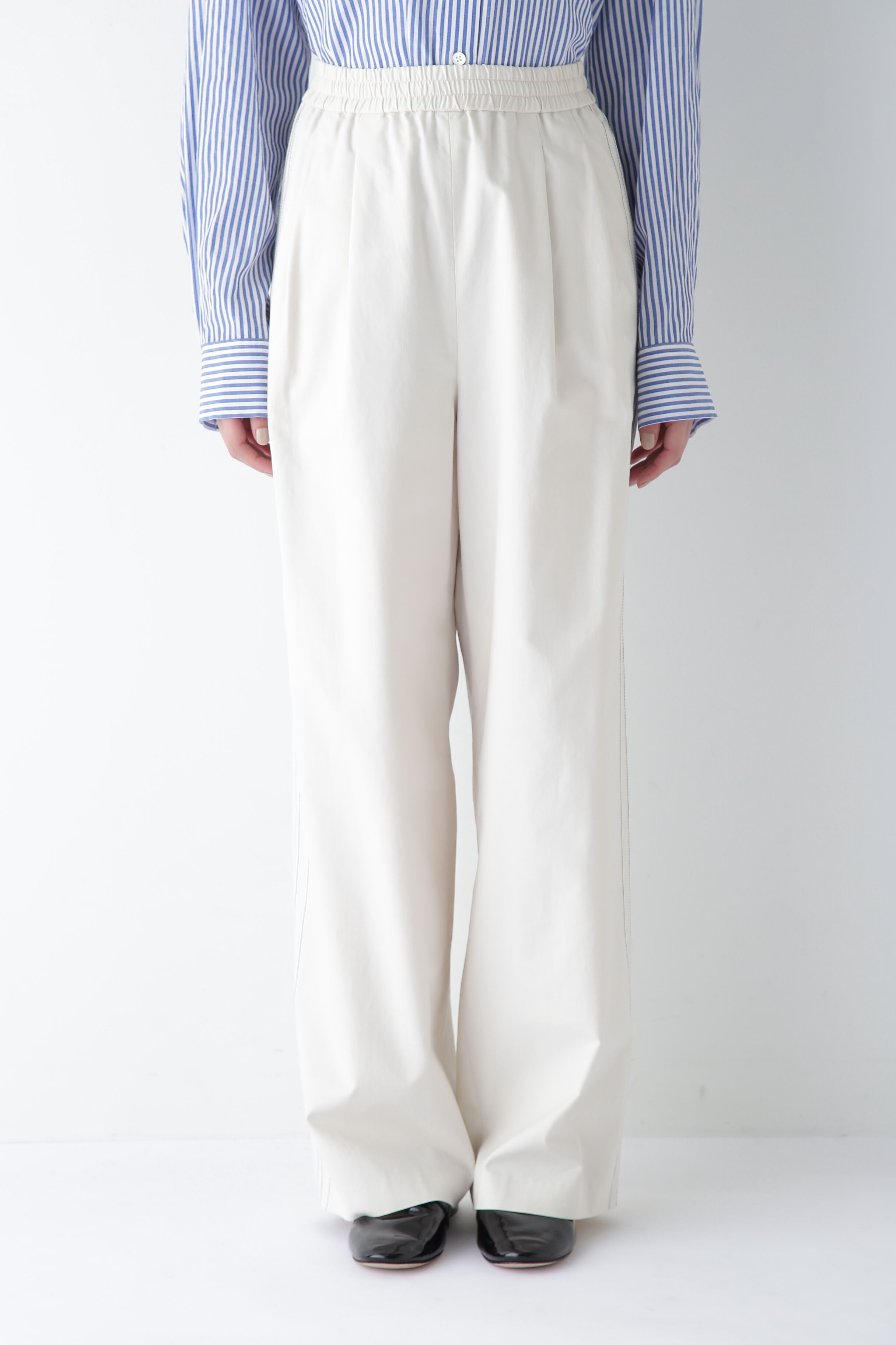  「◆OGC/キュプラ2タックイージーセミワイドパンツ」|その他|