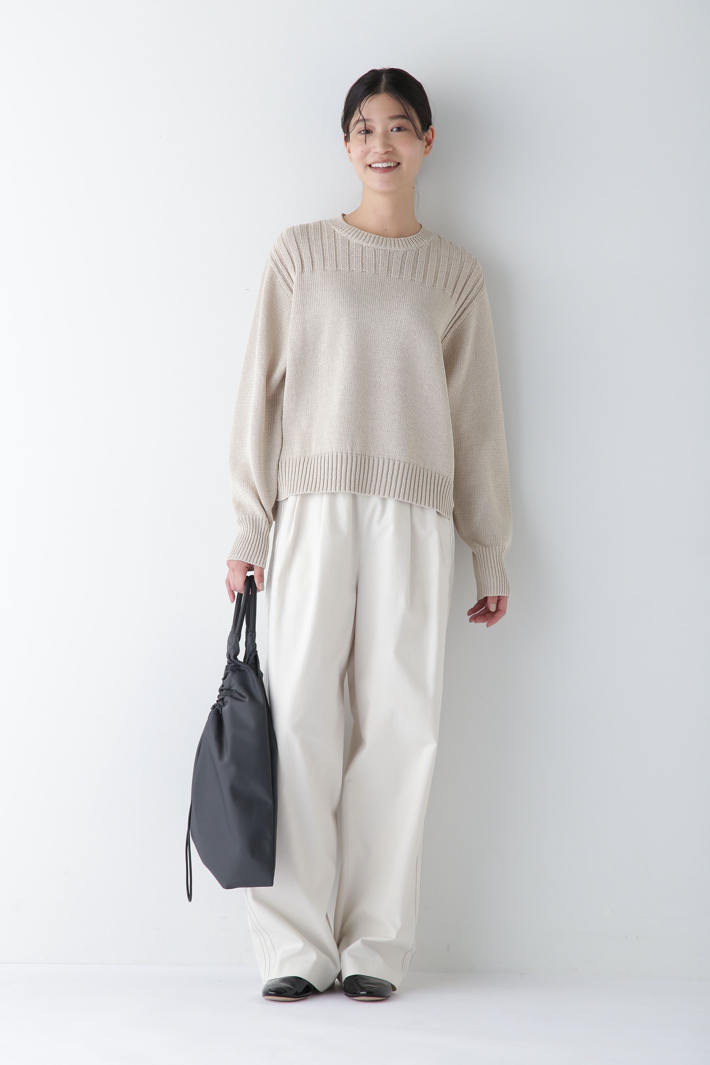  「◆OGC/キュプラ2タックイージーセミワイドパンツ」|その他|