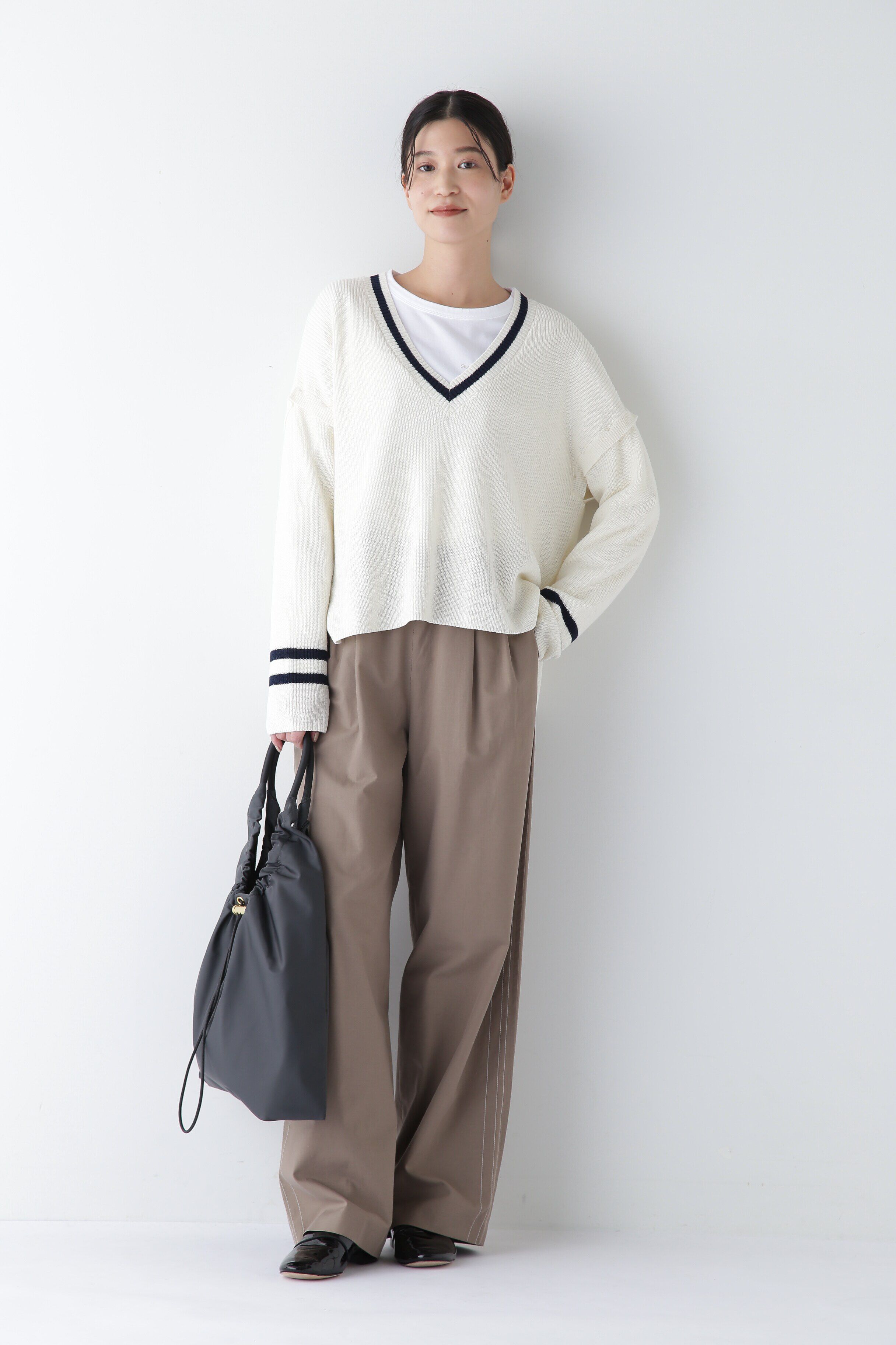  「◆OGC/キュプラ2タックイージーセミワイドパンツ」|その他|