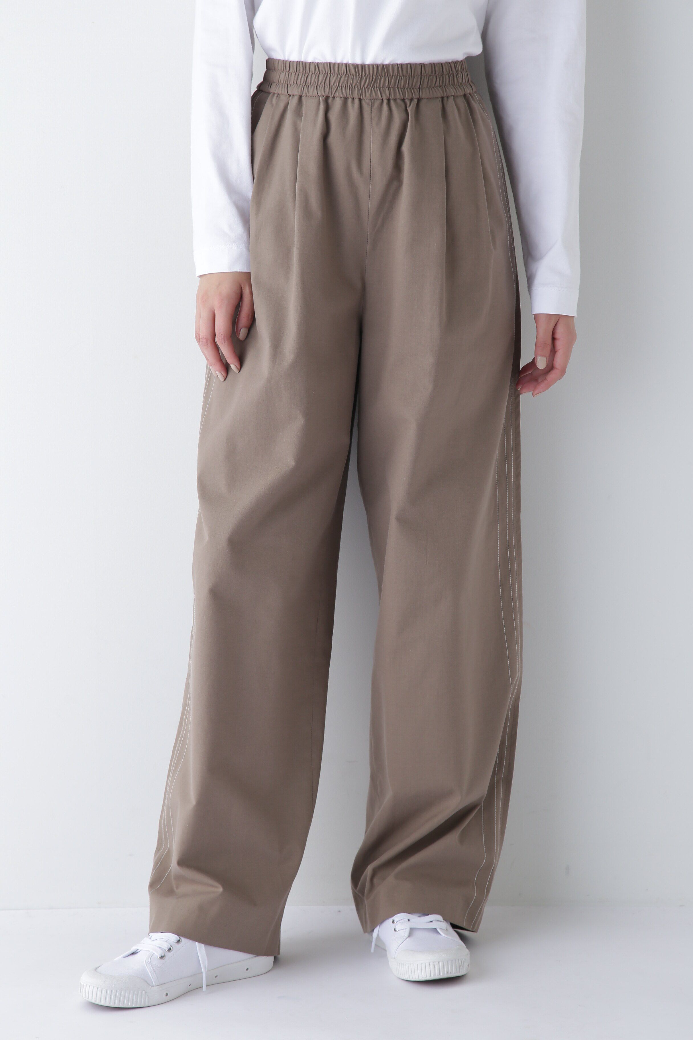  「◆OGC/キュプラ2タックイージーセミワイドパンツ」|その他|