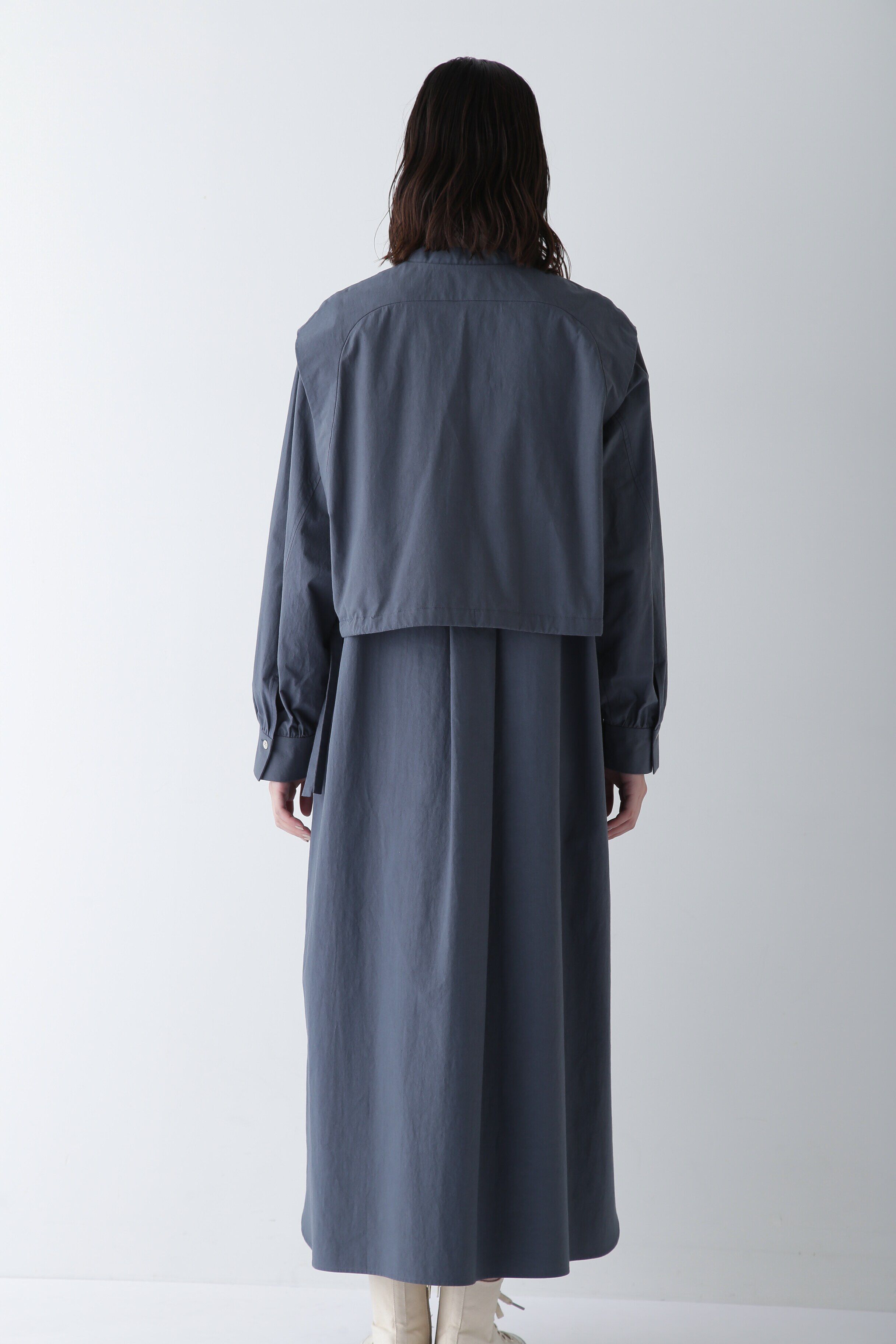  「◆コットンワッシャー2WAYジレセットワンピース」|ワンピース|