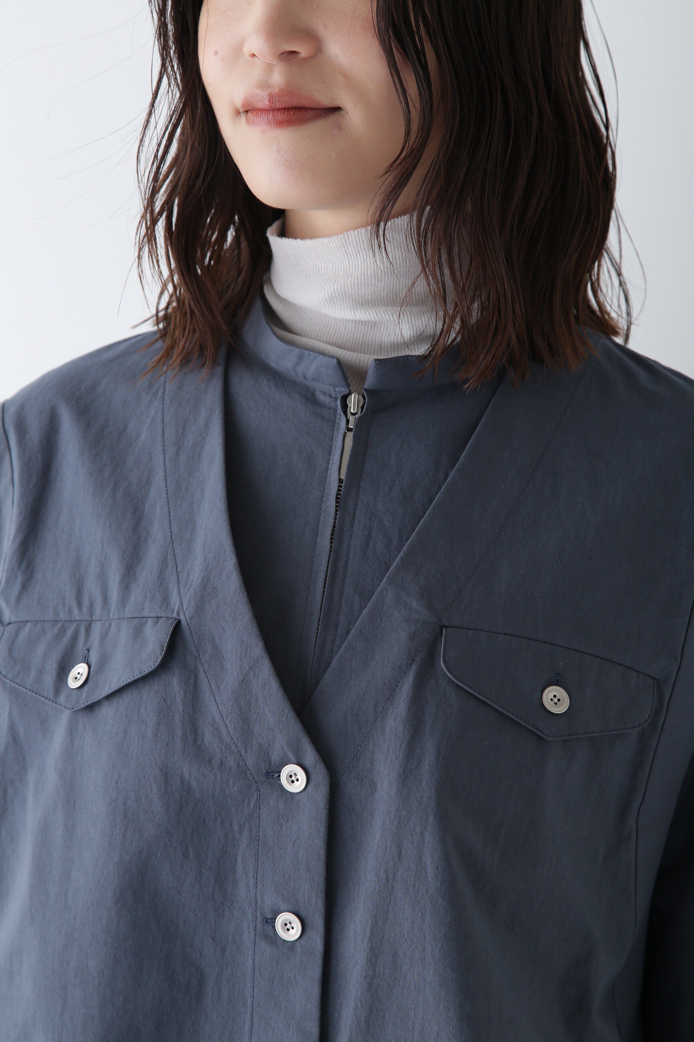  「◆コットンワッシャー2WAYジレセットワンピース」|ワンピース|