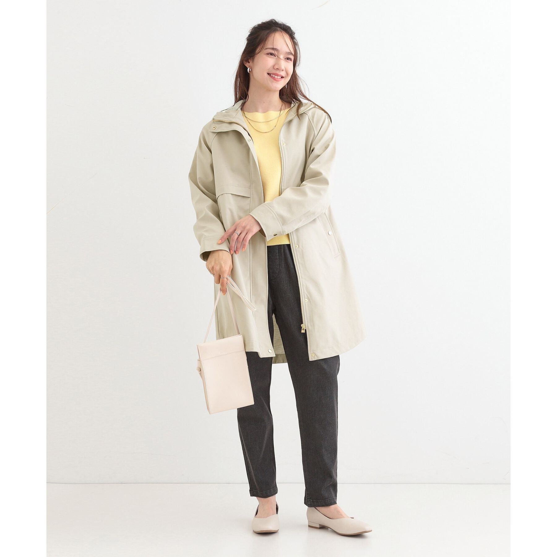 SHOO･LA･RUE「【洗える/SS-3L/美脚シルエット】アクティブ派のデニム イージーテーパードパンツ」|その他|