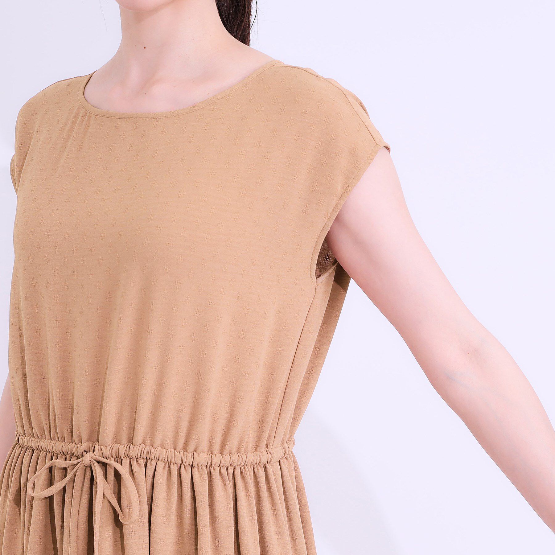 SHOO･LA･RUE「【S-LL】さらりと1枚で決まる ジャカードワンピース」|ワンピース|