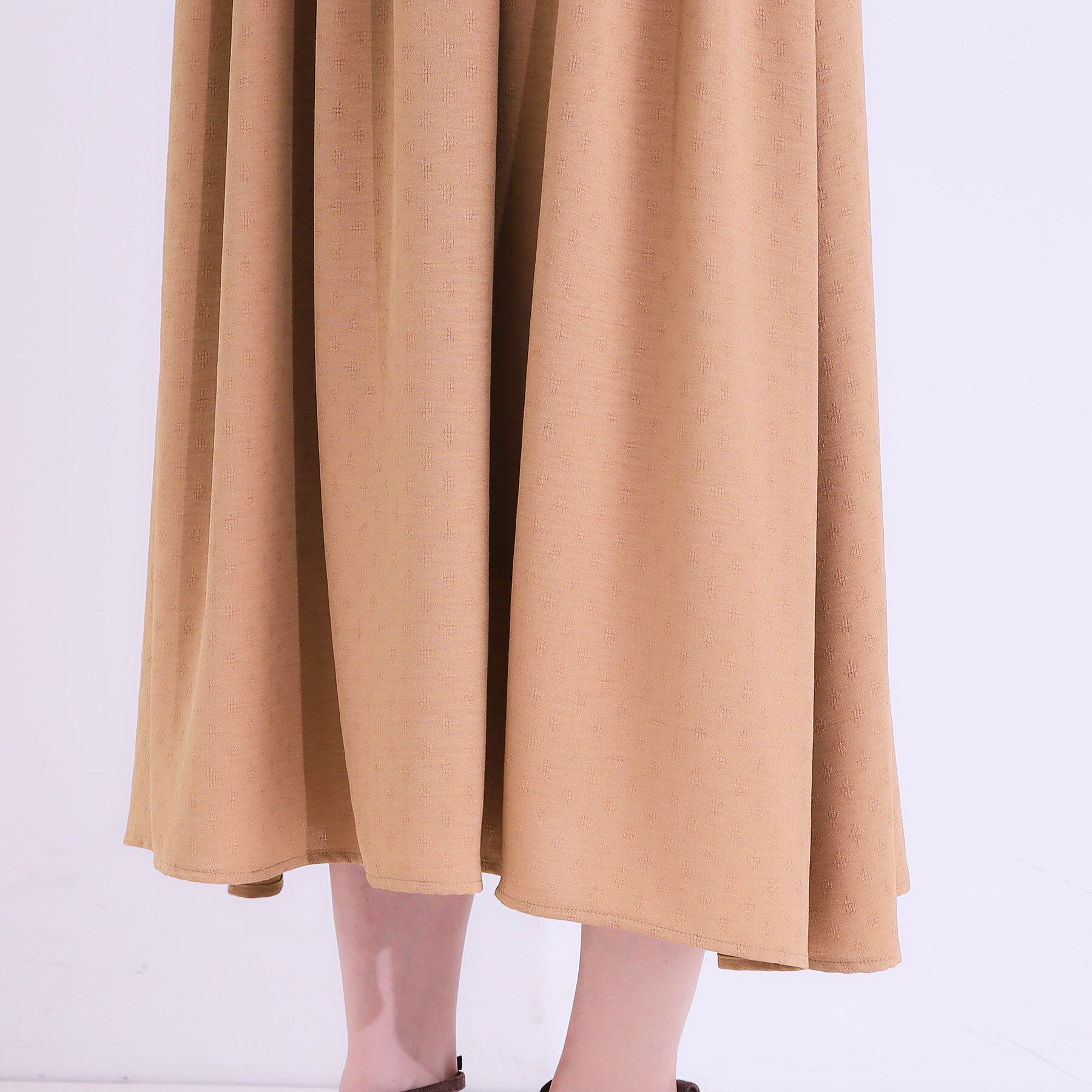 SHOO･LA･RUE「【S-LL】さらりと1枚で決まる ジャカードワンピース」|ワンピース|