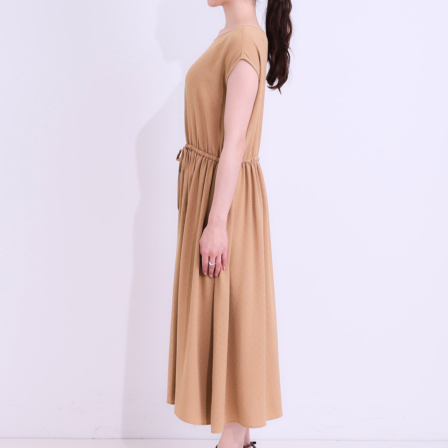 SHOO･LA･RUE「【S-LL】さらりと1枚で決まる ジャカードワンピース」|ワンピース|