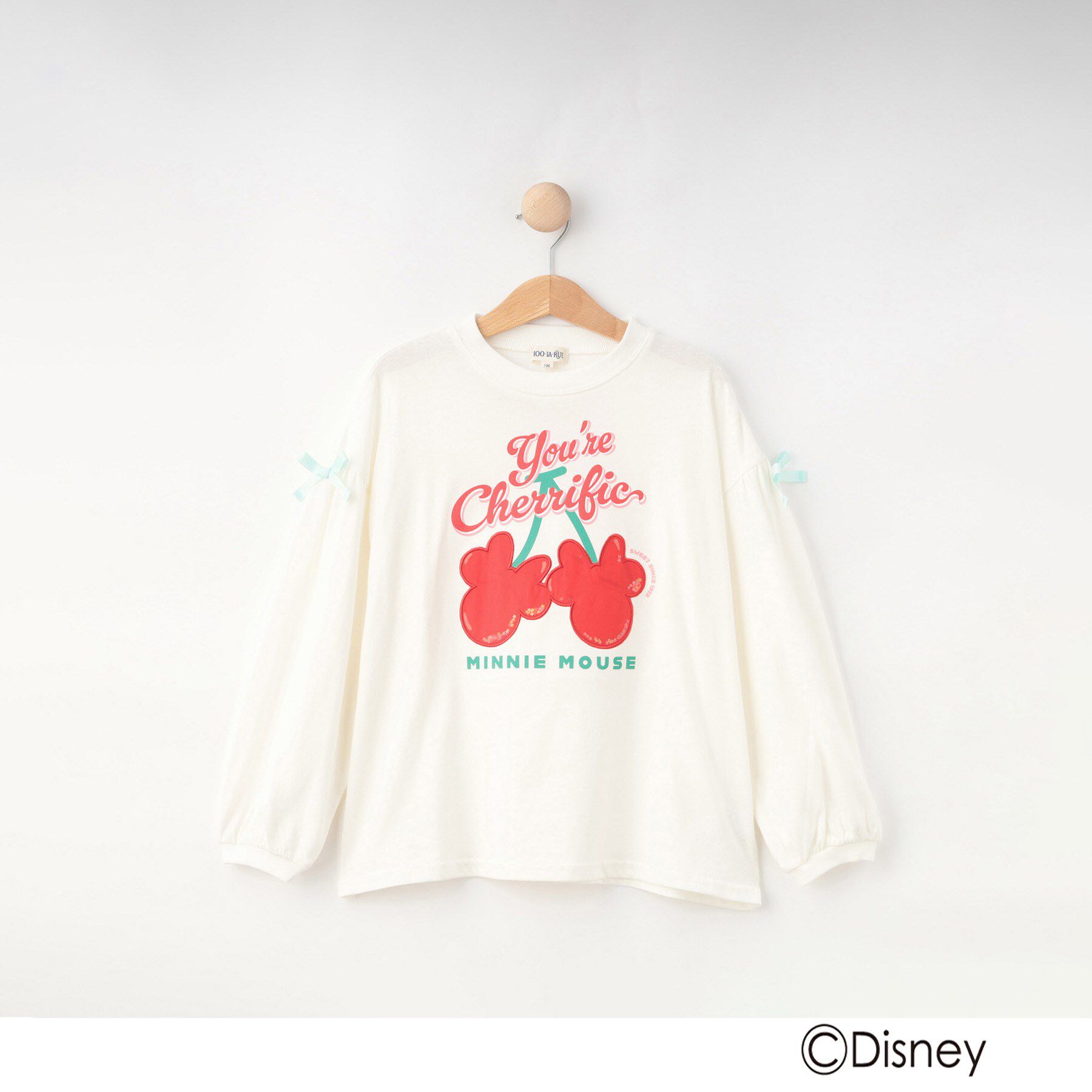 SHOO･LA･RUE「【Disney】スクール袖リボンロンT」|Tシャツ・カットソー|