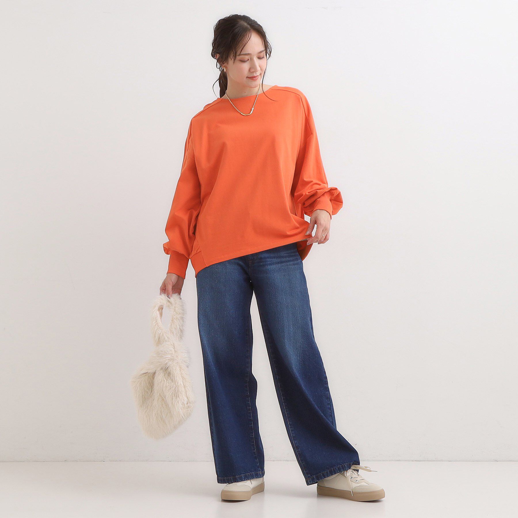 SHOO･LA･RUE「大人の抜け感 1枚で決まる ゆるロンT」|Tシャツ・カットソー|