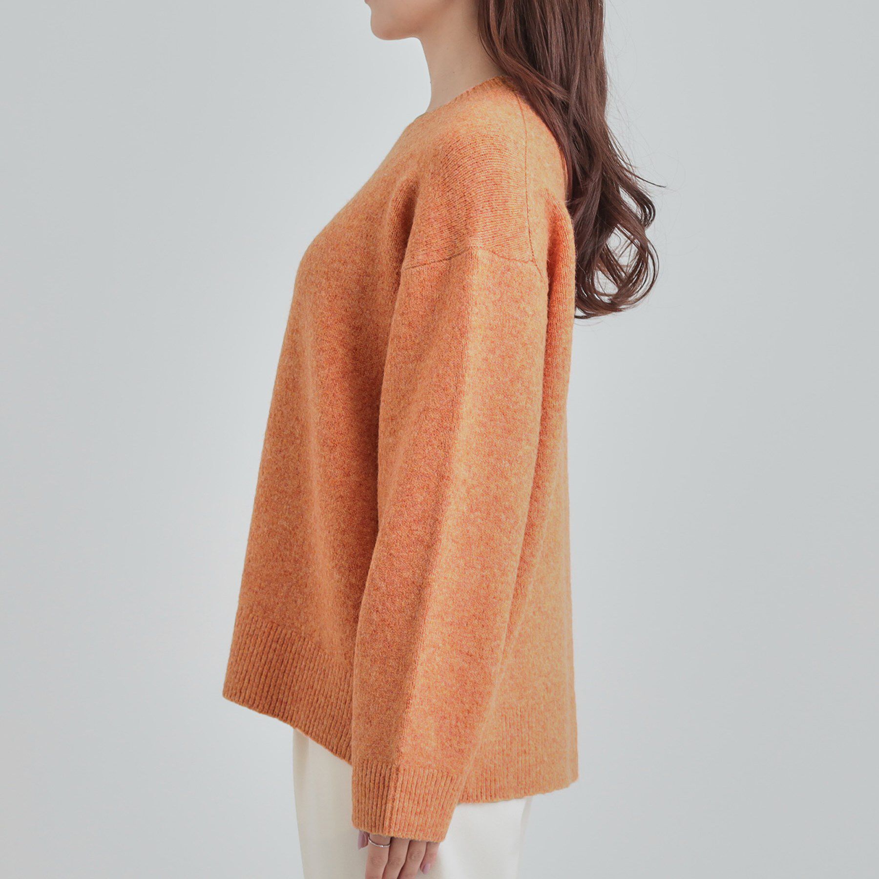 SHOO･LA･RUE「【洗濯機可/S-LL】選べる８色で色違いも欲しくなる ふんわりゆるニット」|ニット・セーター|