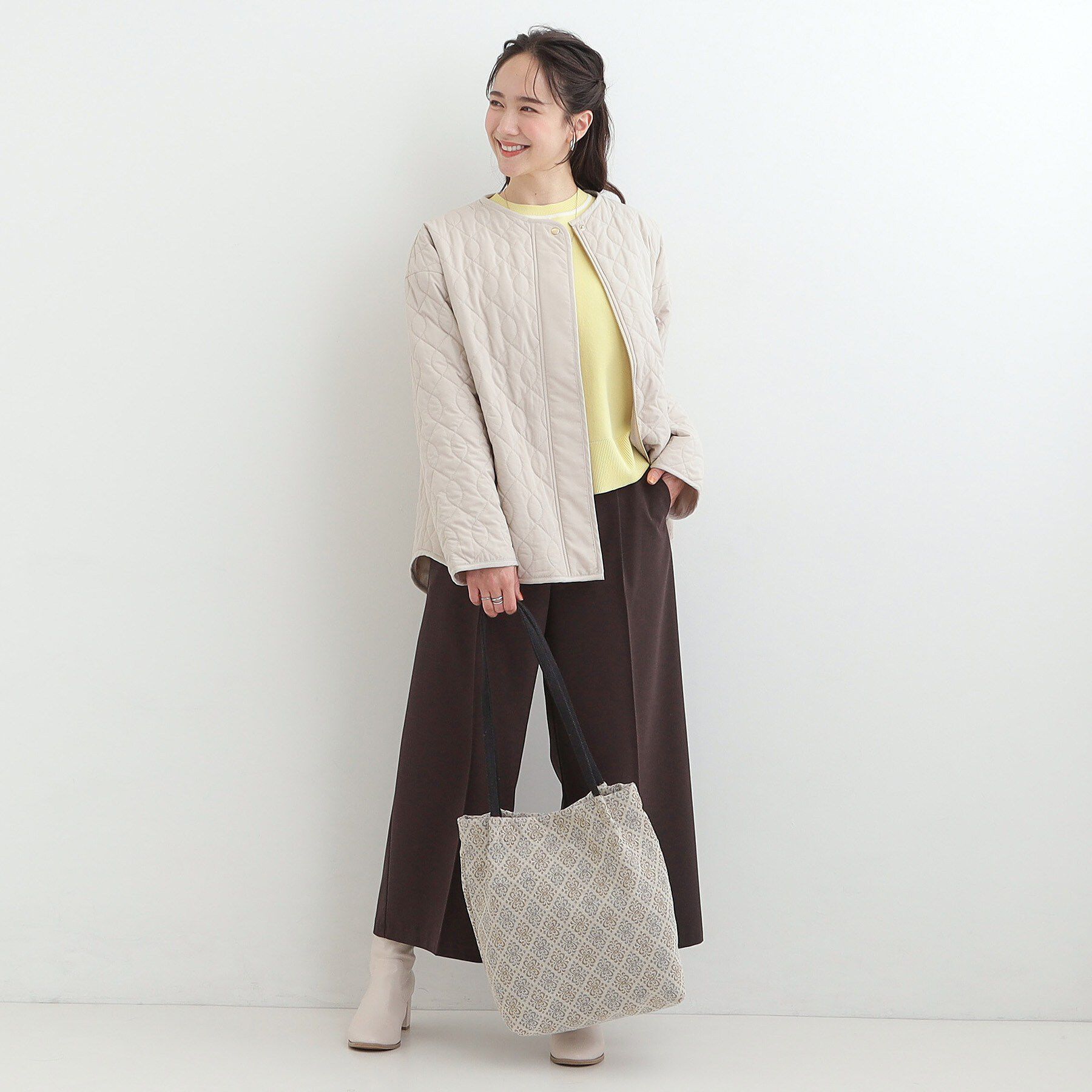 SHOO･LA･RUE「【インド製】ジャカードトートバッグ」|トートバッグ|