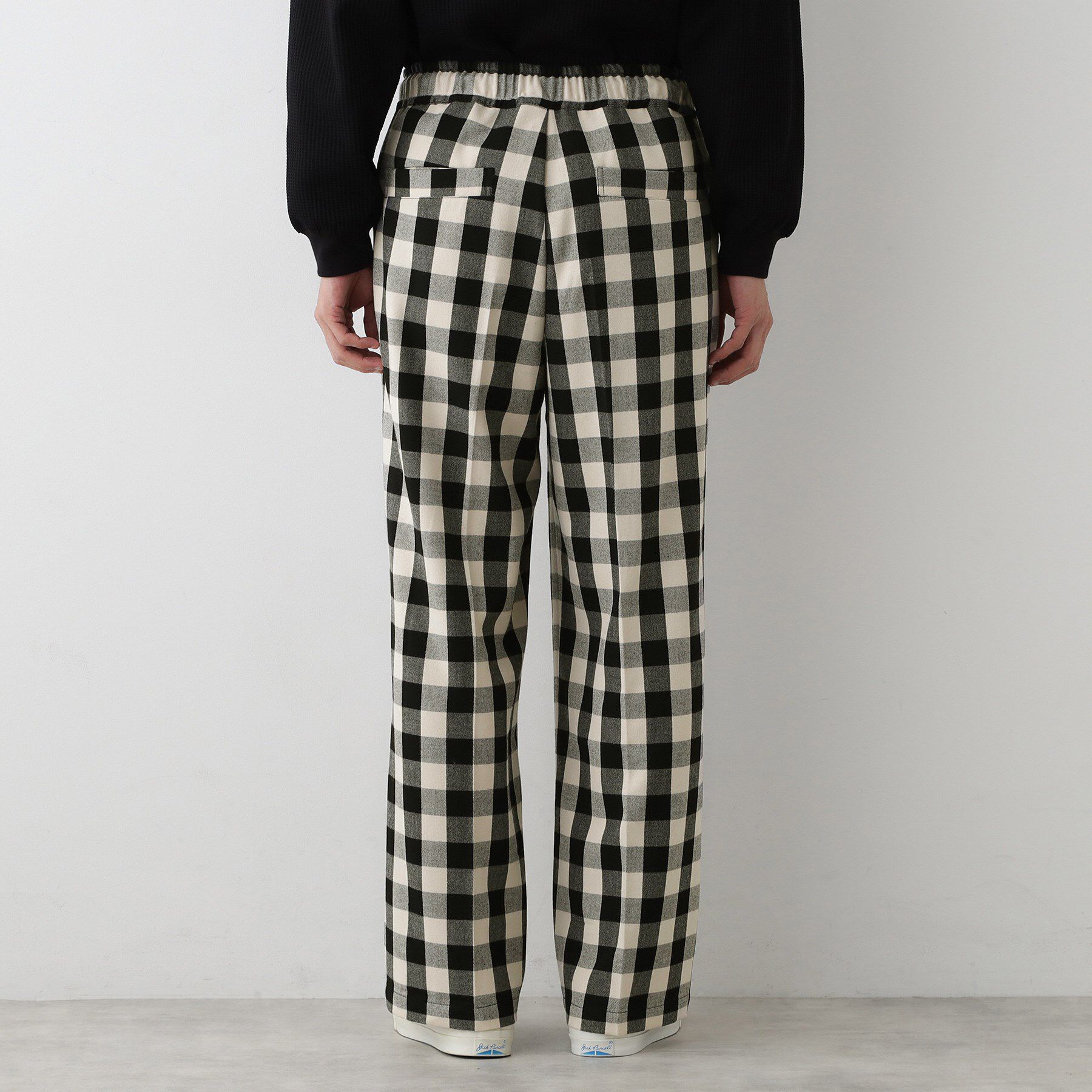Dessin「【洗える】チェック柄ドロストパンツ」|その他|