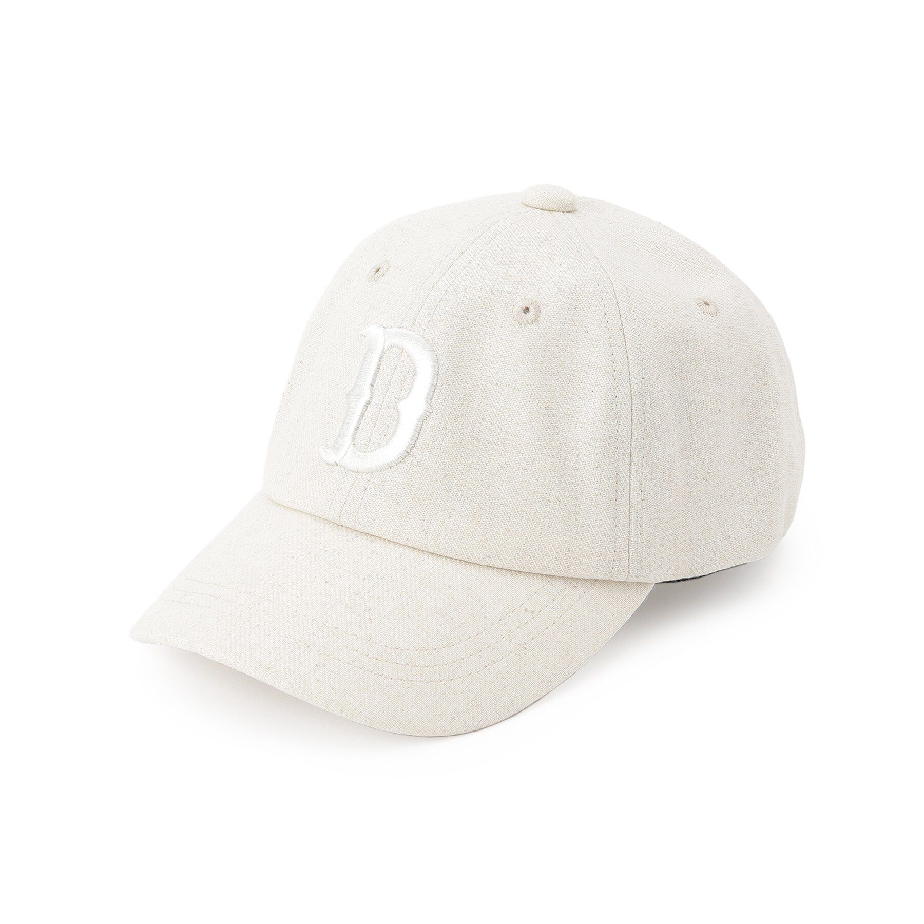 Dessin「【ユニセックス／リンクコーデ】  ロゴ刺繍キャップ」|キャップ・キャスケット|ライトベージュ(05