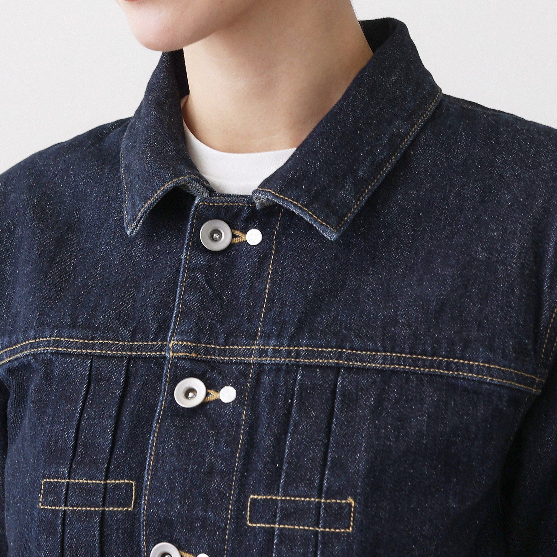Dessin「【ユニセックス/2WAY】リバーシブルデニムジャケット」|デニムジャケット|