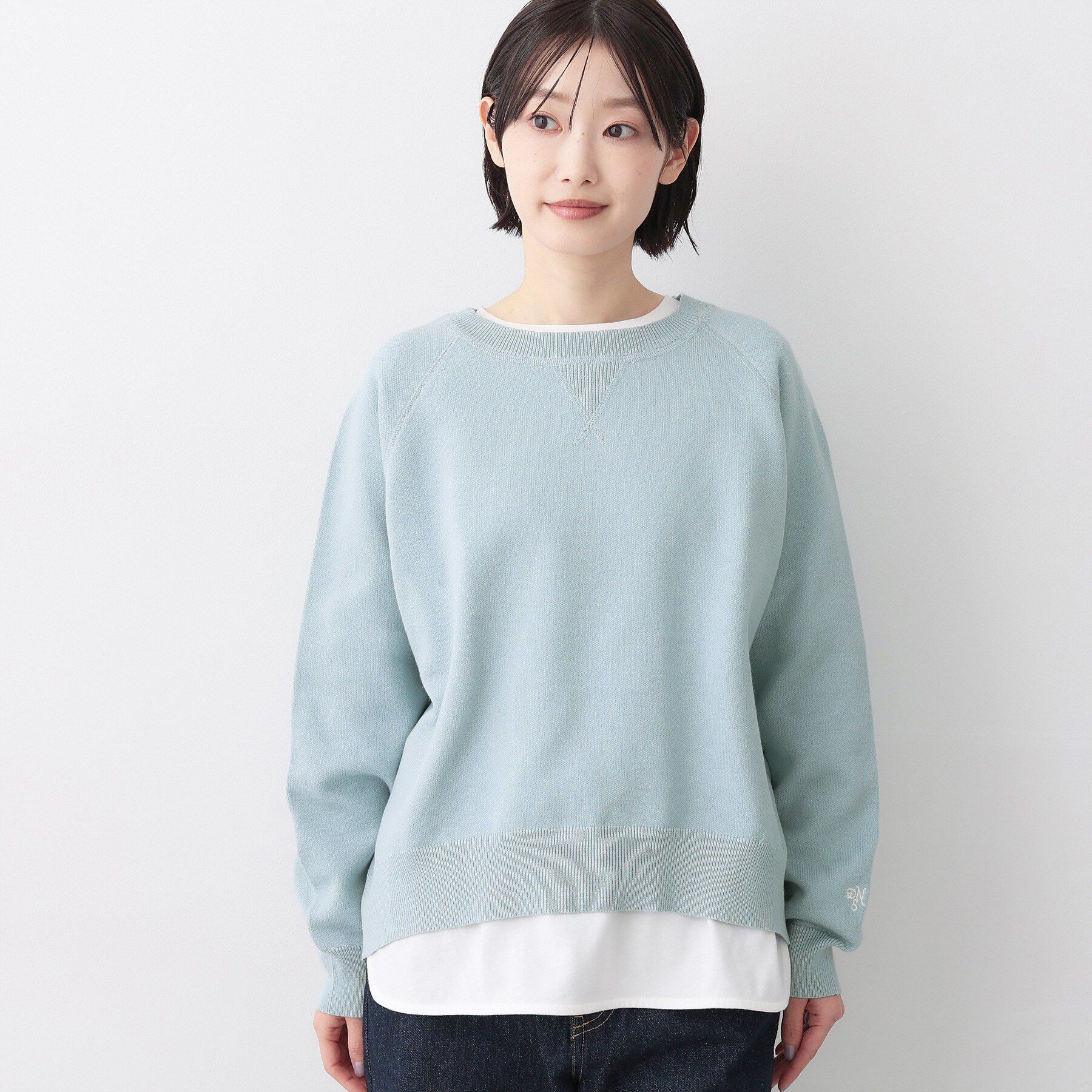 Dessin「【洗える】スウェットライクニット」|ニット・セーター|