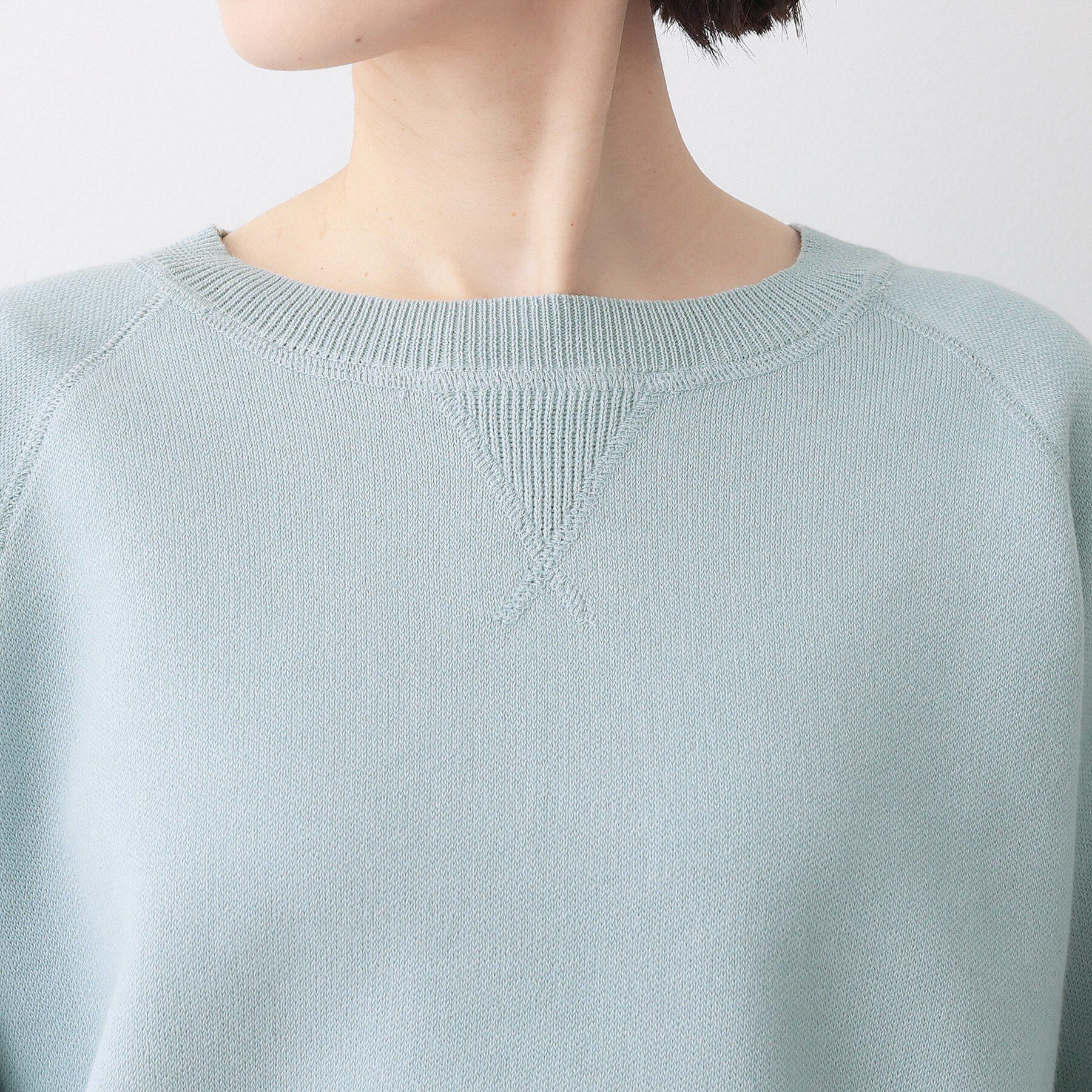 Dessin「【洗える】スウェットライクニット」|ニット・セーター|