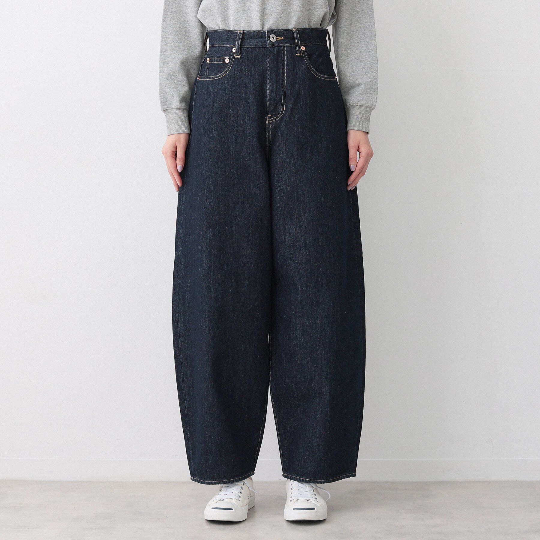 Dessin「【洗える】ワイドカーブシルエット12OZデニム」|その他|