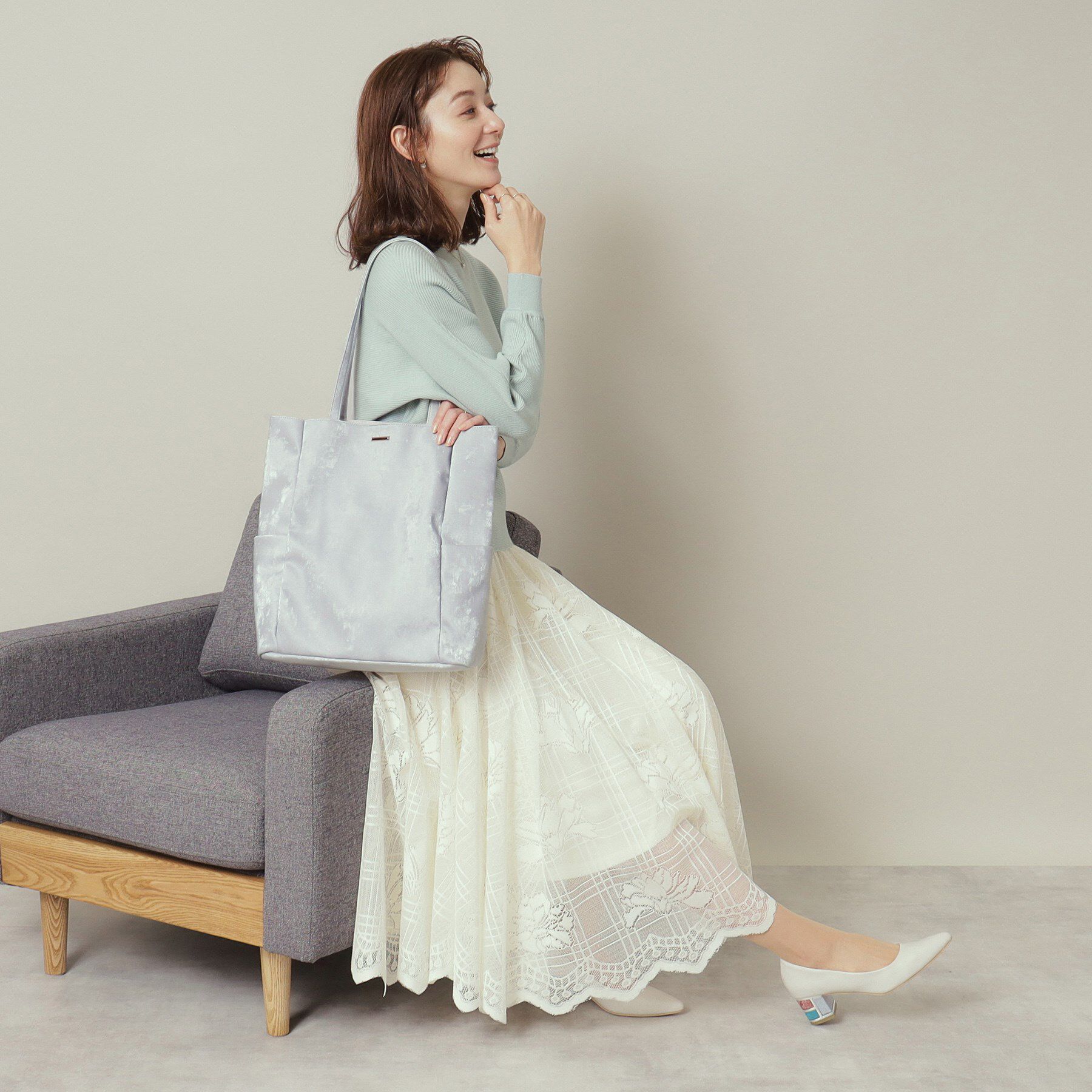 ITS&rsquo;DEMO「【通勤／A4対応／7ポケット】縦型多ポケトート」|トートバッグ|