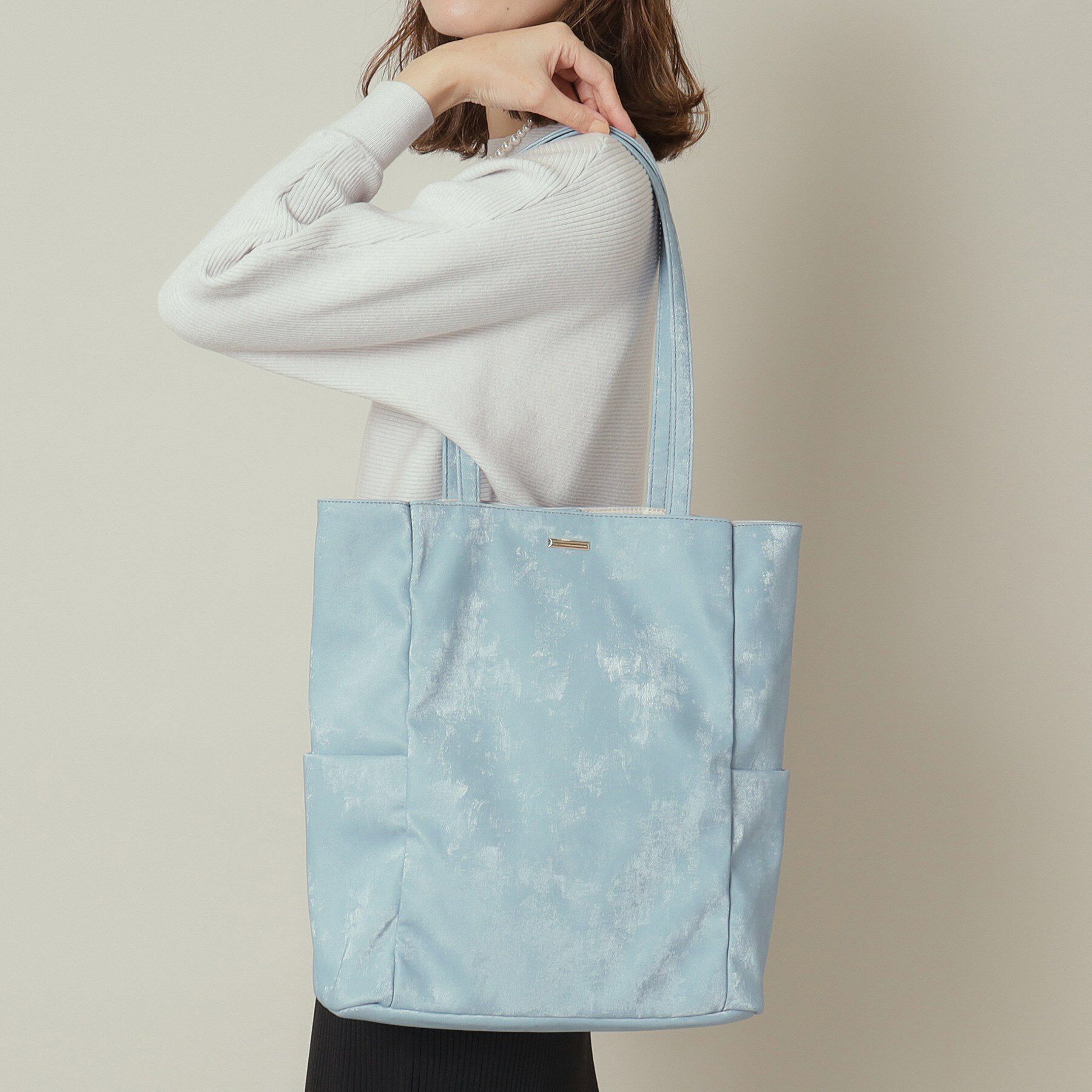 ITS&rsquo;DEMO「【通勤／A4対応／7ポケット】縦型多ポケトート」|トートバッグ|