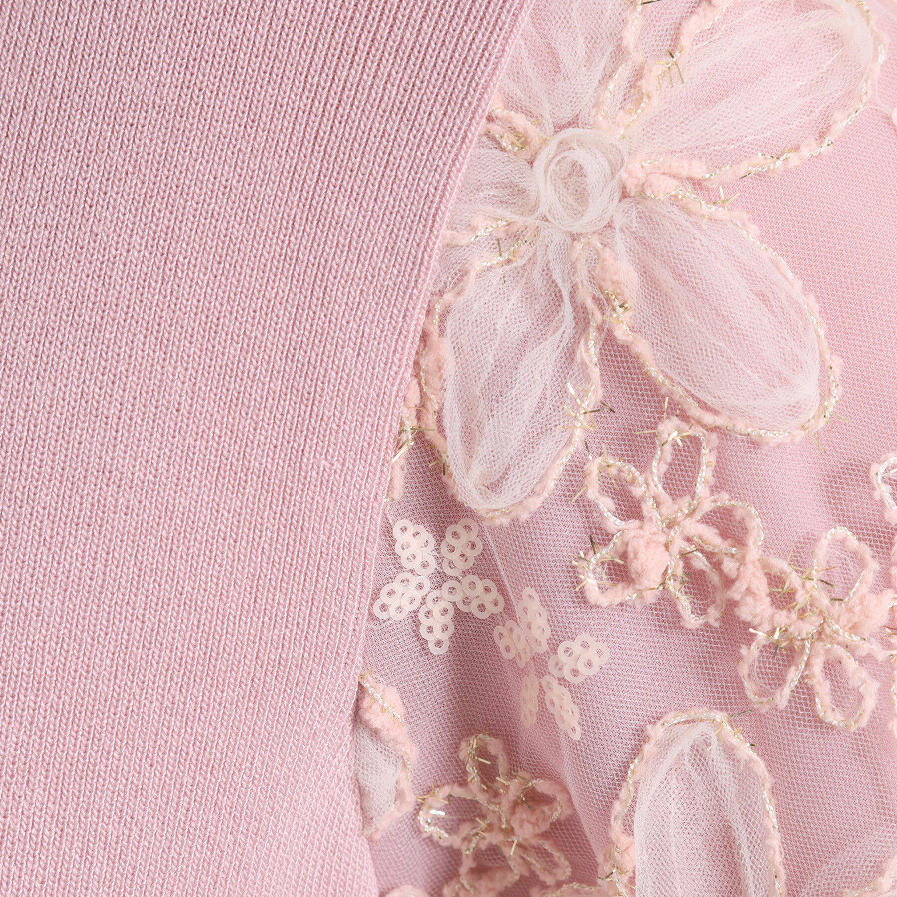 ITS&rsquo;DEMO「【手洗い可】立体レース袖ニット」|ニット・セーター|