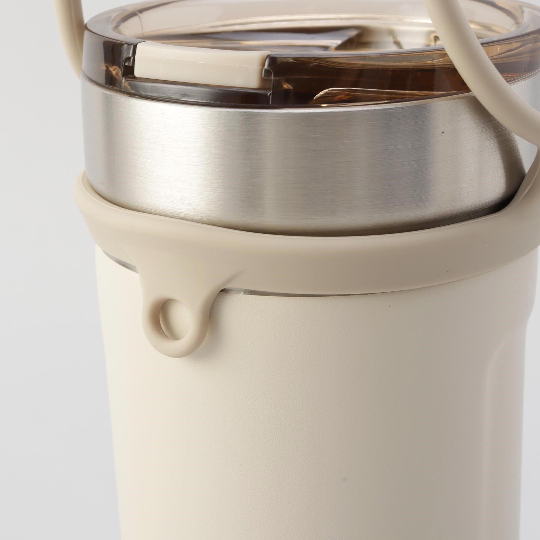 212 KITCHEN STORE「ストロー付3wayタンブラー520ml アイボリー」|食器・キッチングッズ|