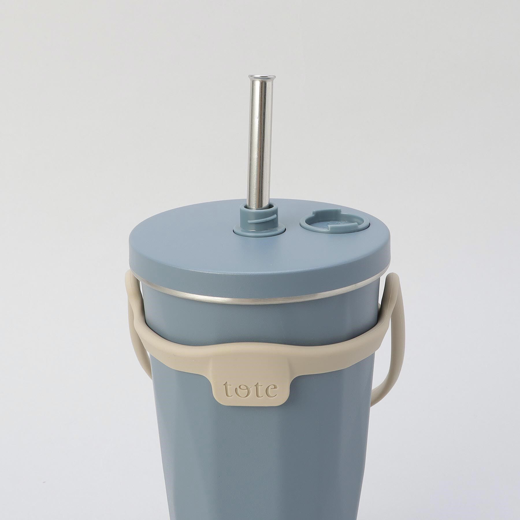 212 KITCHEN STORE「ストロー付2wayタンブラー470ml ネイビー」|食器・キッチングッズ|