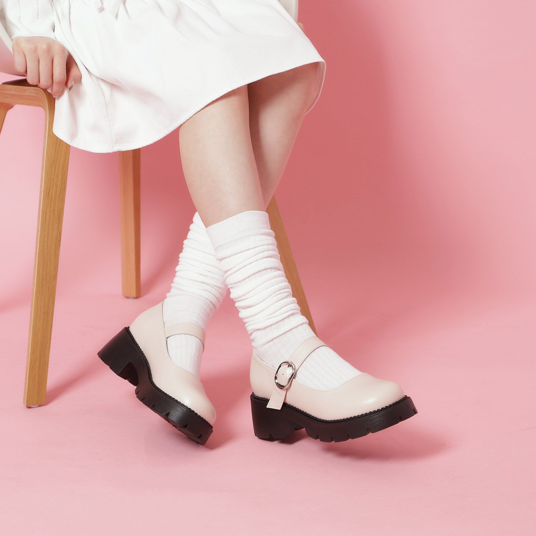 csT&P「ストラップ付パンプスメリージェーン」|パンプス|