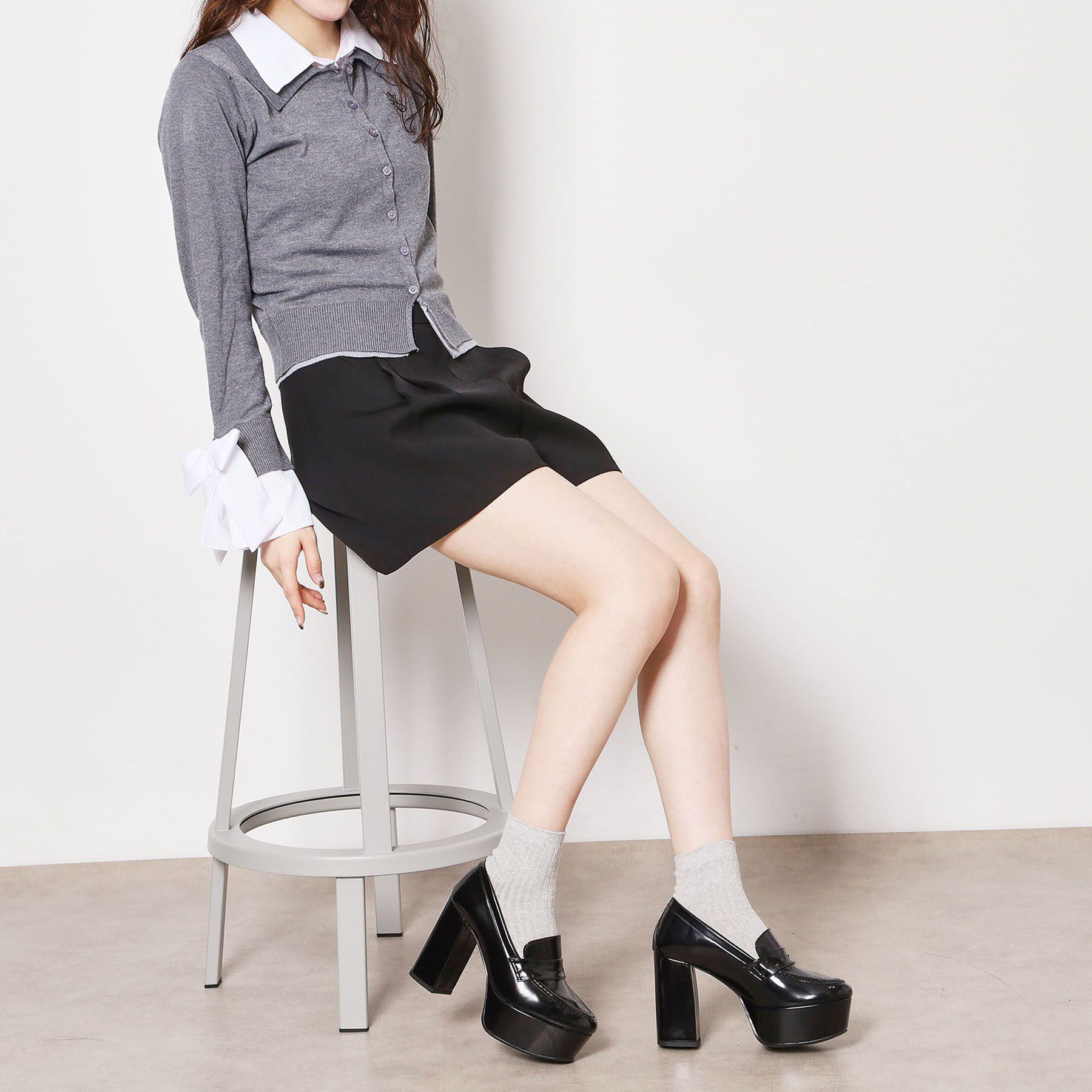 ESPERANZA「【ラク盛り/ローファー】リピーター続出／脚長美脚 ラク盛りローファー」|パンプス|