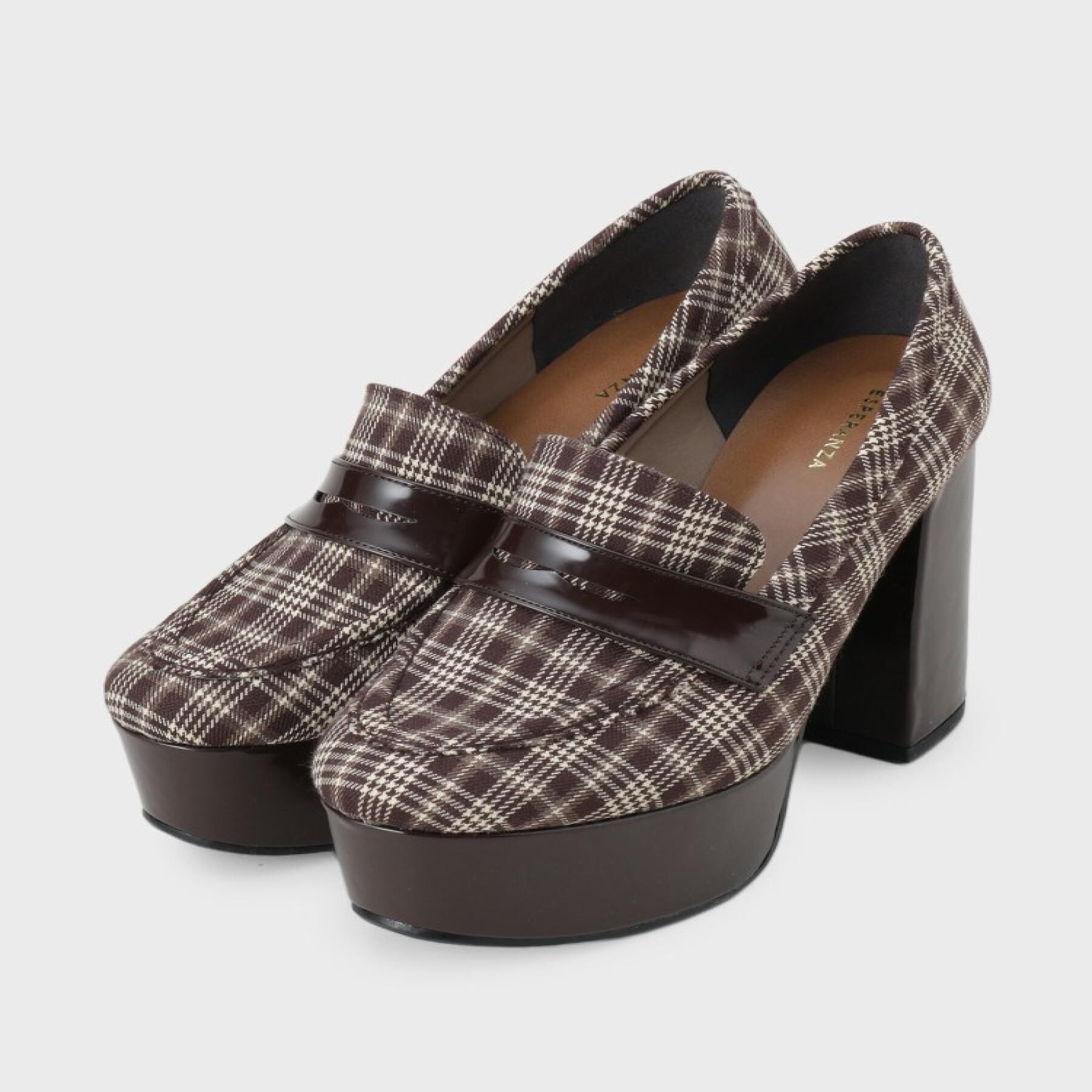 ESPERANZA「【ラク盛り/ローファー】リピーター続出／脚長美脚 ラク盛りローファー」|パンプス|モカブラウン(942