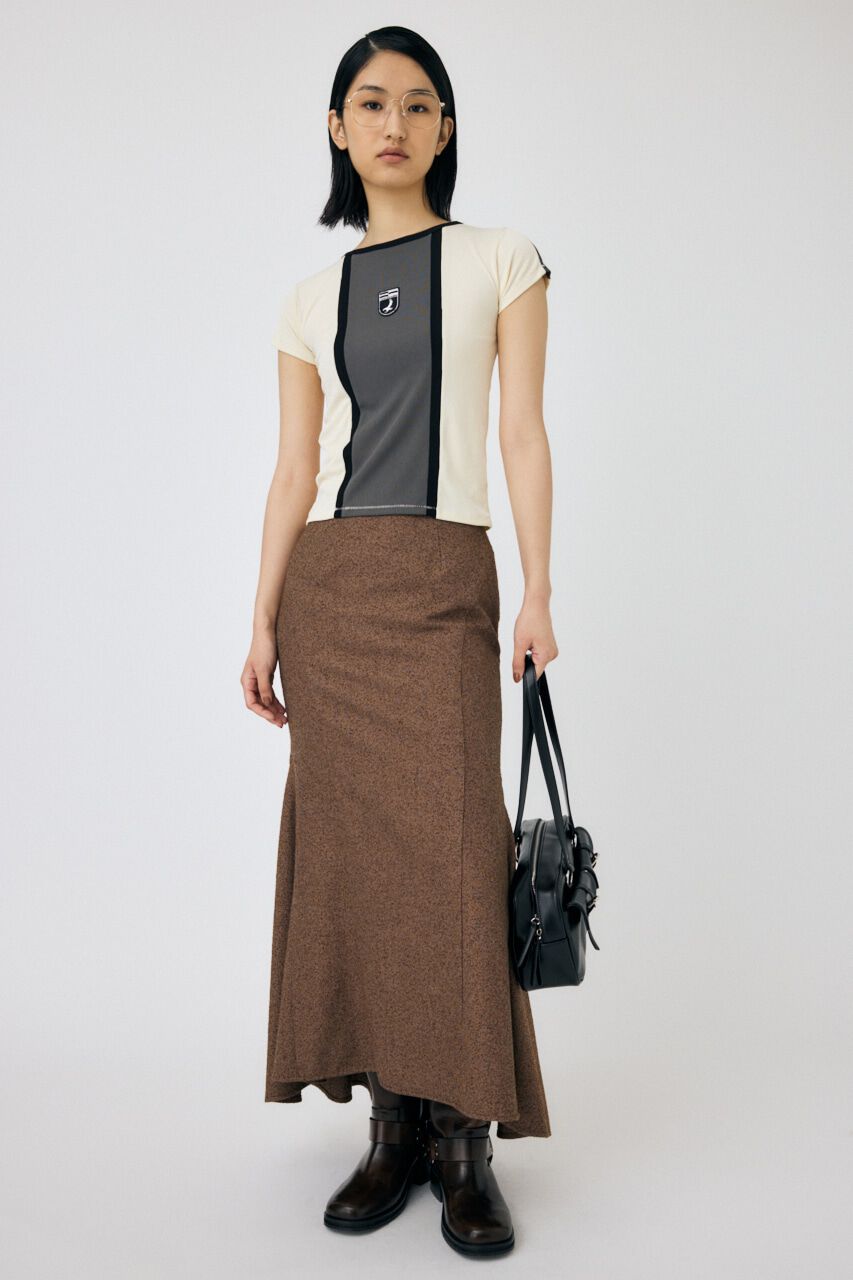 MOUSSY「GRANDMAS ロングスカート」|スカート|BRN