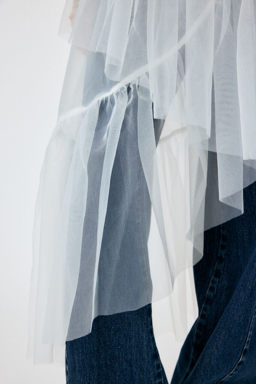 MOUSSY「VOLUME チュールスカート」|スカート|