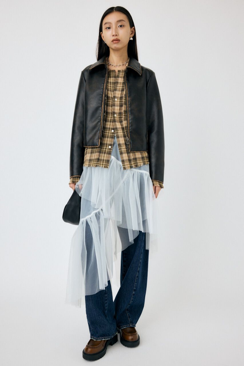 MOUSSY「VOLUME チュールスカート」|スカート|