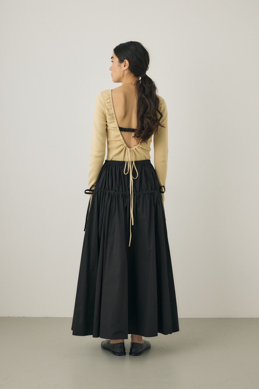 MOUSSY「ボリュームスカート　オーガニックコットン使用」|スカート|