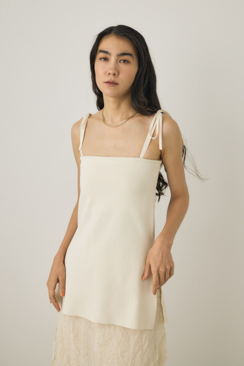 MOUSSY「ニットキャミチュニック　リサイクルポリエステル使用」|ニット・セーター|