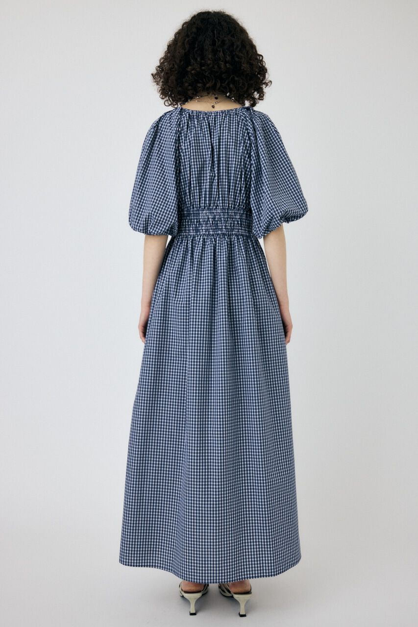 MOUSSY「WAIST GATHER ロングドレス」|ワンピース|