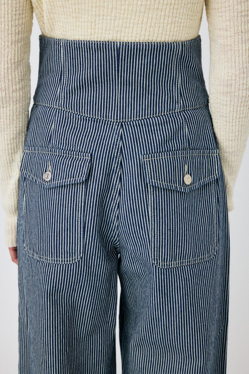 MOUSSY「CORSET DESIGN バギー デニム」|デニム|