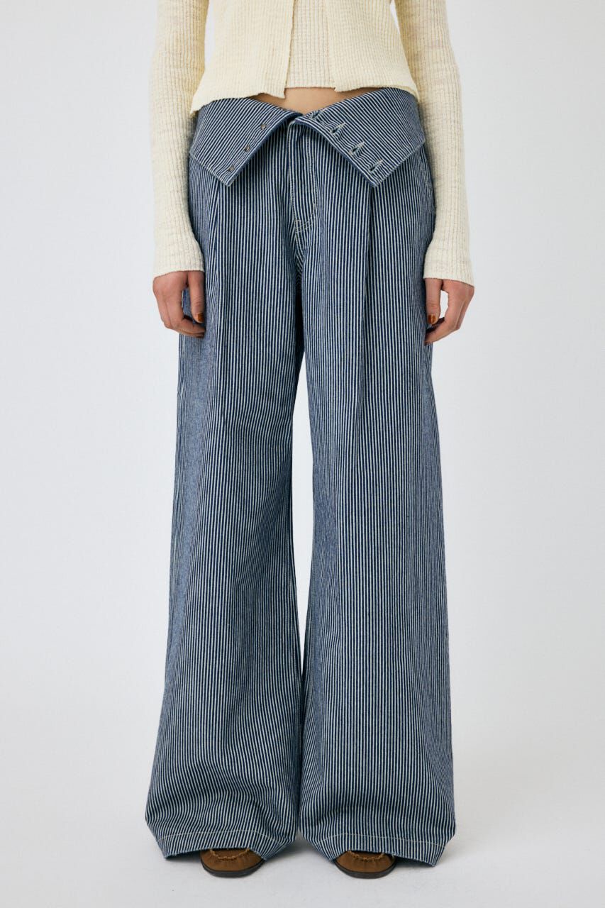 MOUSSY「CORSET DESIGN バギー デニム」|デニム|