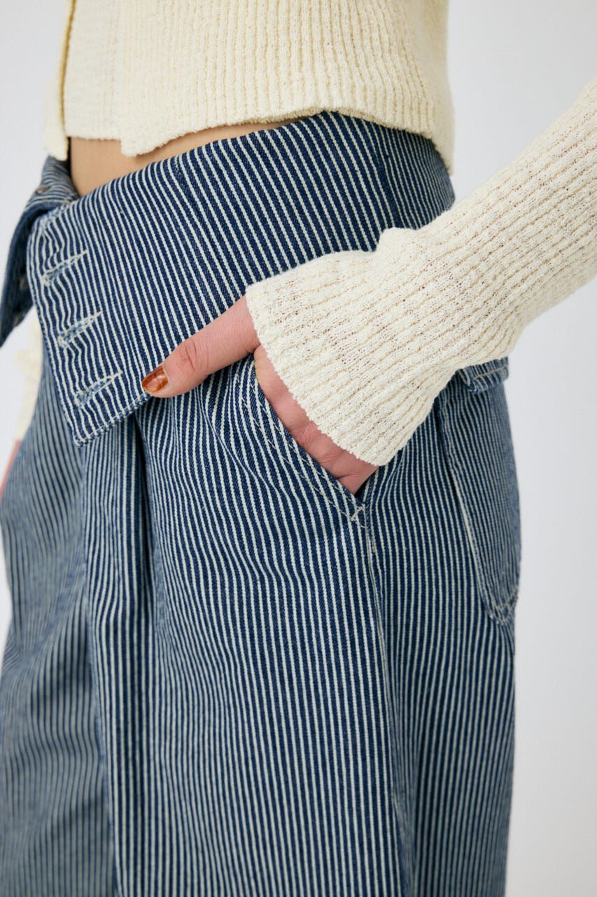 MOUSSY「CORSET DESIGN バギー デニム」|デニム|