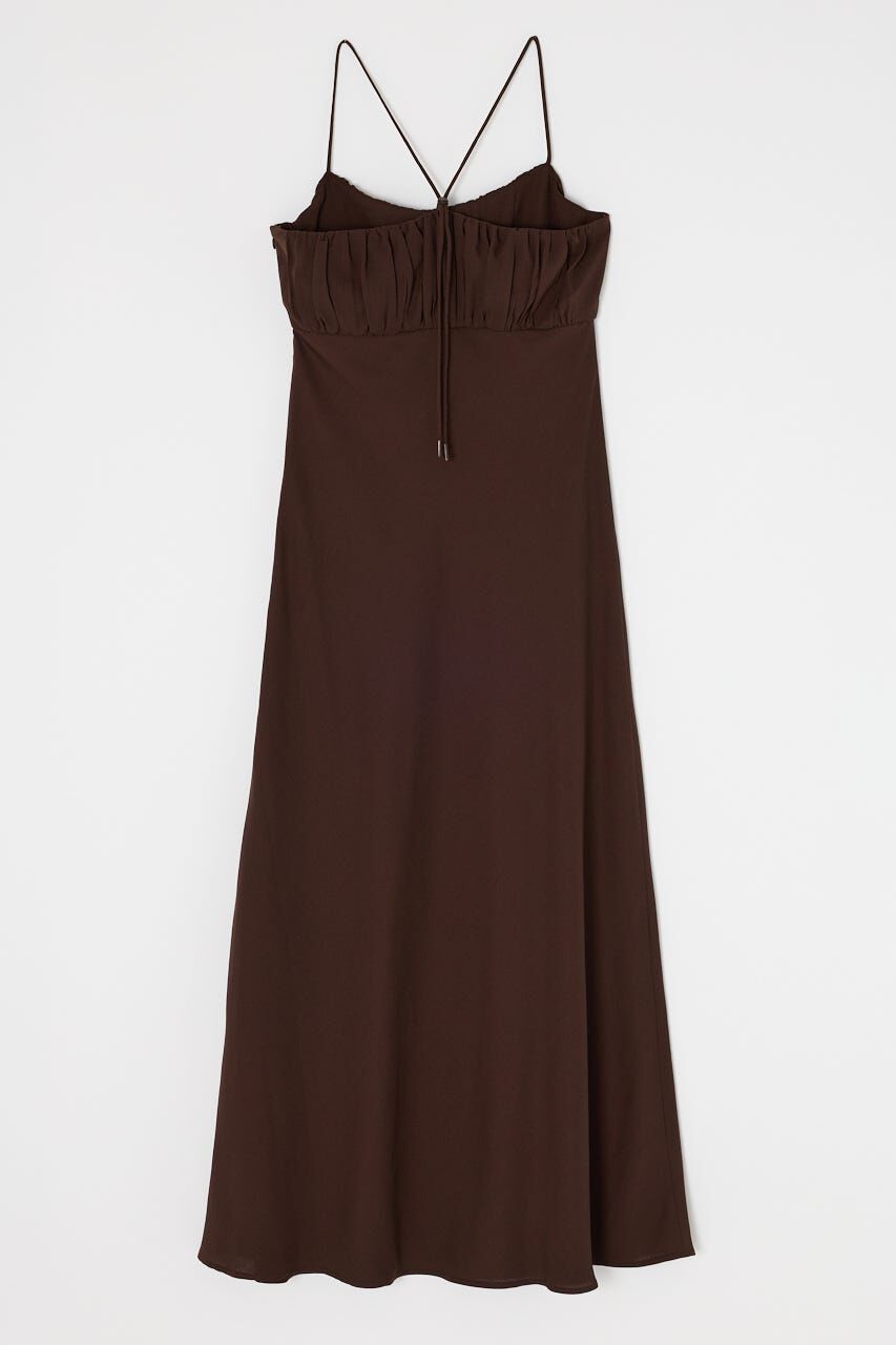 MOUSSY「DRAWSTRING STRAP SLIP ドレス」|ワンピース|