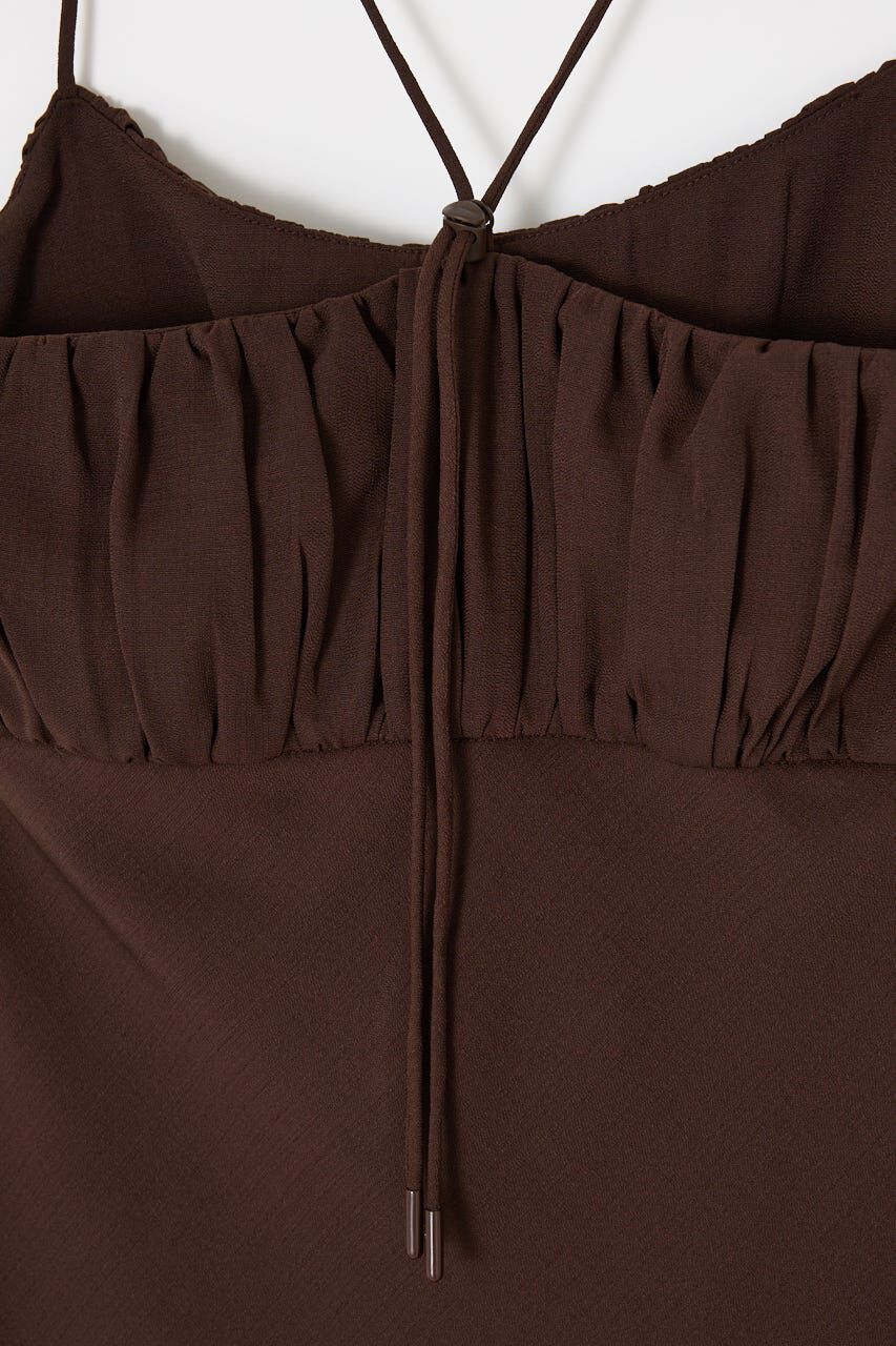 MOUSSY「DRAWSTRING STRAP SLIP ドレス」|ワンピース|