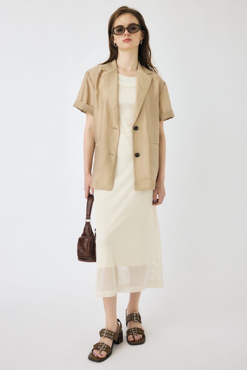 MOUSSY「MESH LAYERED ドレス」|ワンピース|