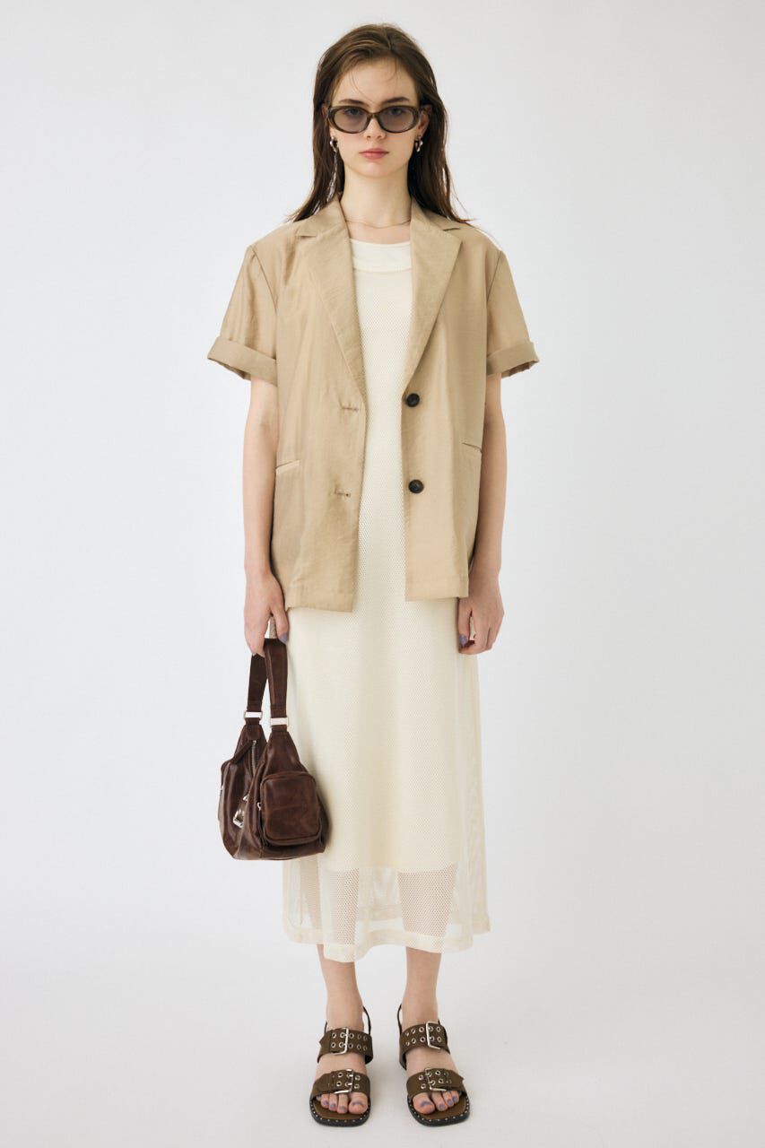 MOUSSY「MESH LAYERED ドレス」|ワンピース|